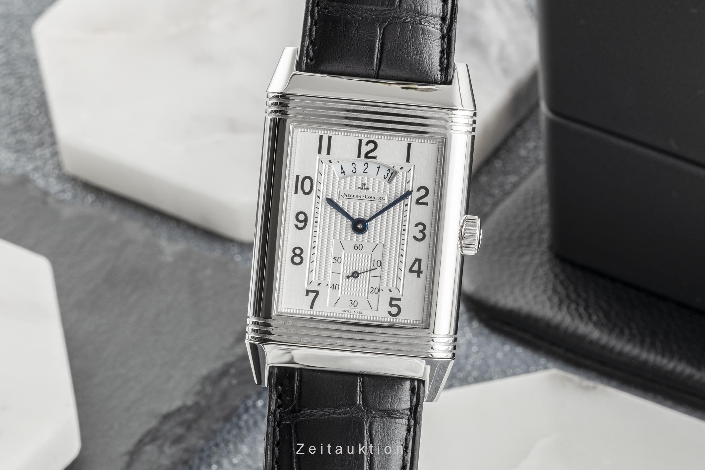 Jaeger-LeCoultre Reverso acciaio carica manuale Ref. Q3748421  273.8.85  | Zeitauktion