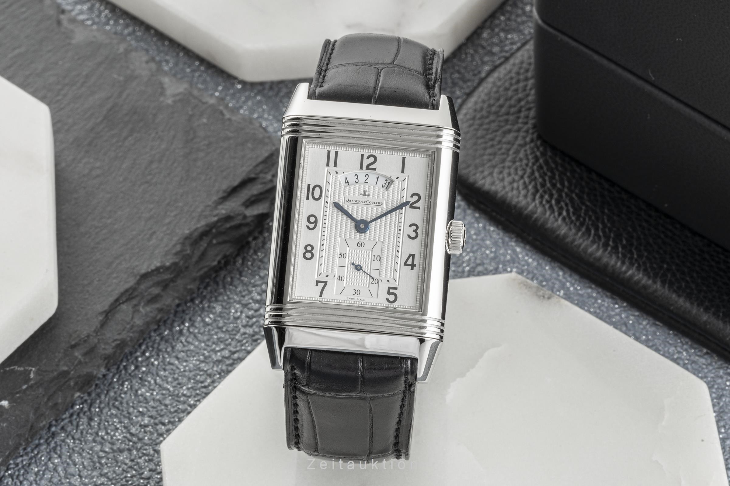 Jaeger-LeCoultre Reverso acciaio carica manuale Ref. Q3748421  273.8.85  | Zeitauktion