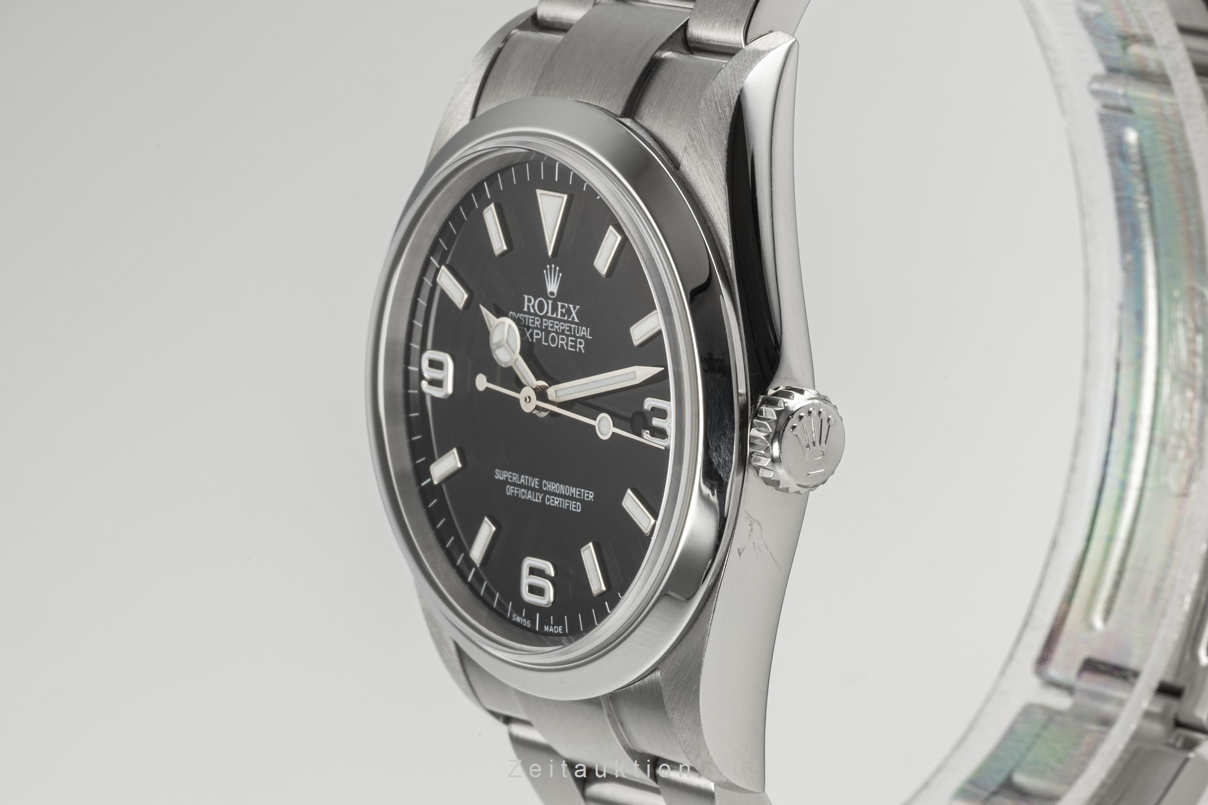Rolex Explorer acciaio automatismo Kal. 3130 Ref. 114270  | Zeitauktion
