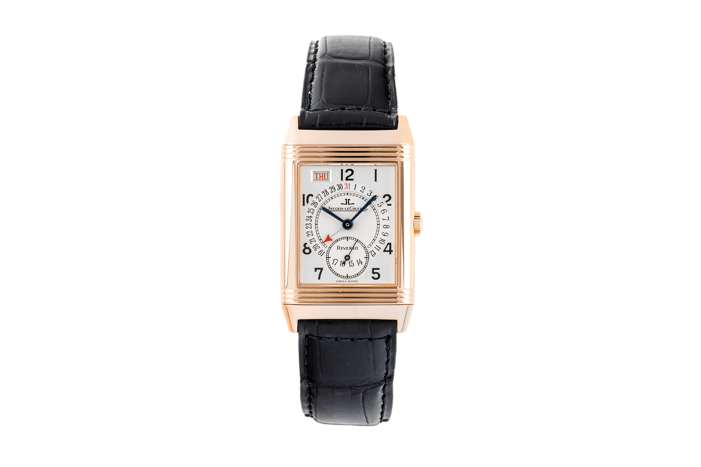 Jaeger-LeCoultre Reverso 18 ct red gold manual winding Kal. 836 Ref. Q273242A   270.2.36  | Zeitauktion