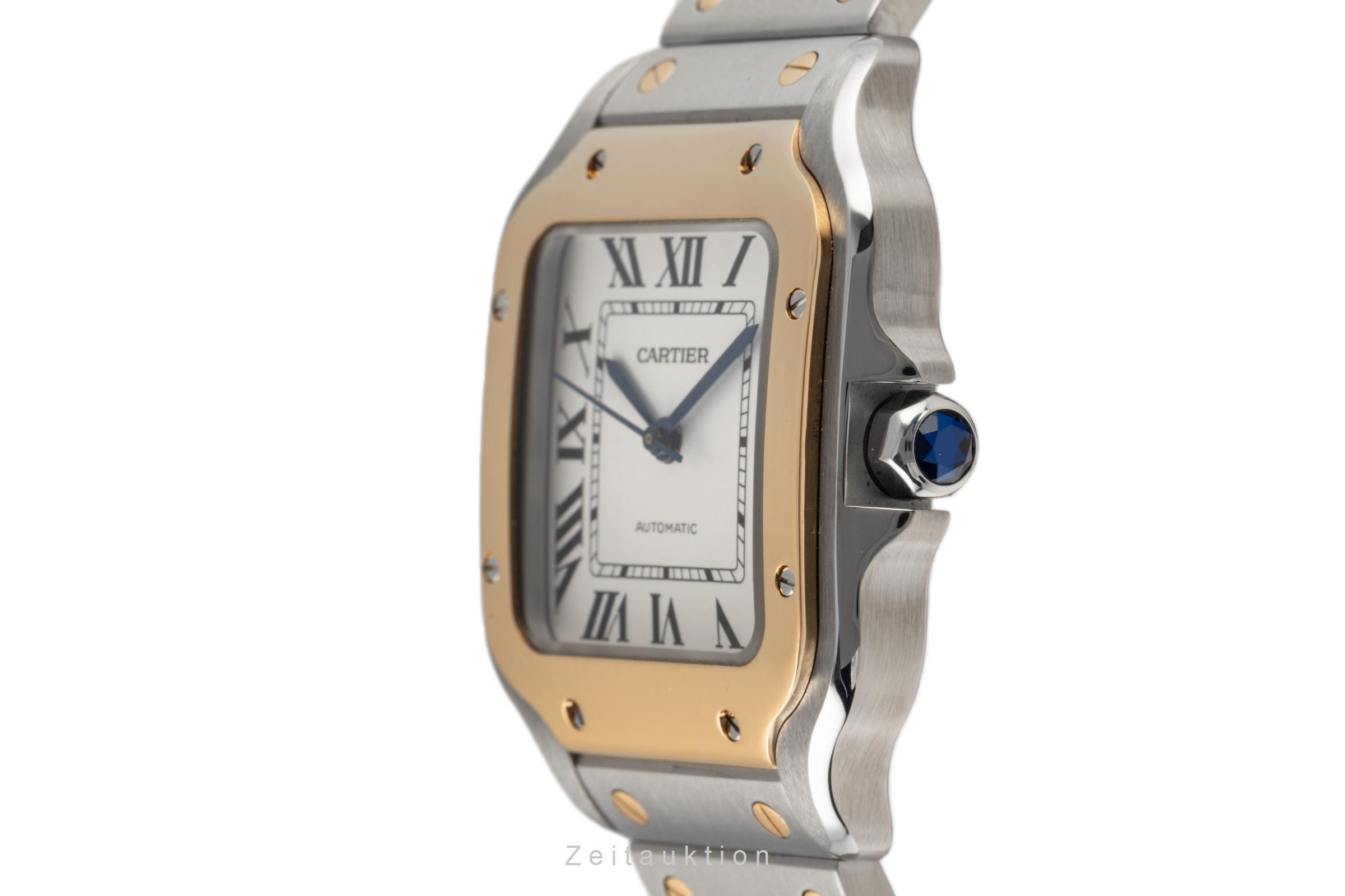 Cartier Santos acero / oro automático Kal. 1847-2MC Ref. W2SA0007  | Zeitauktion