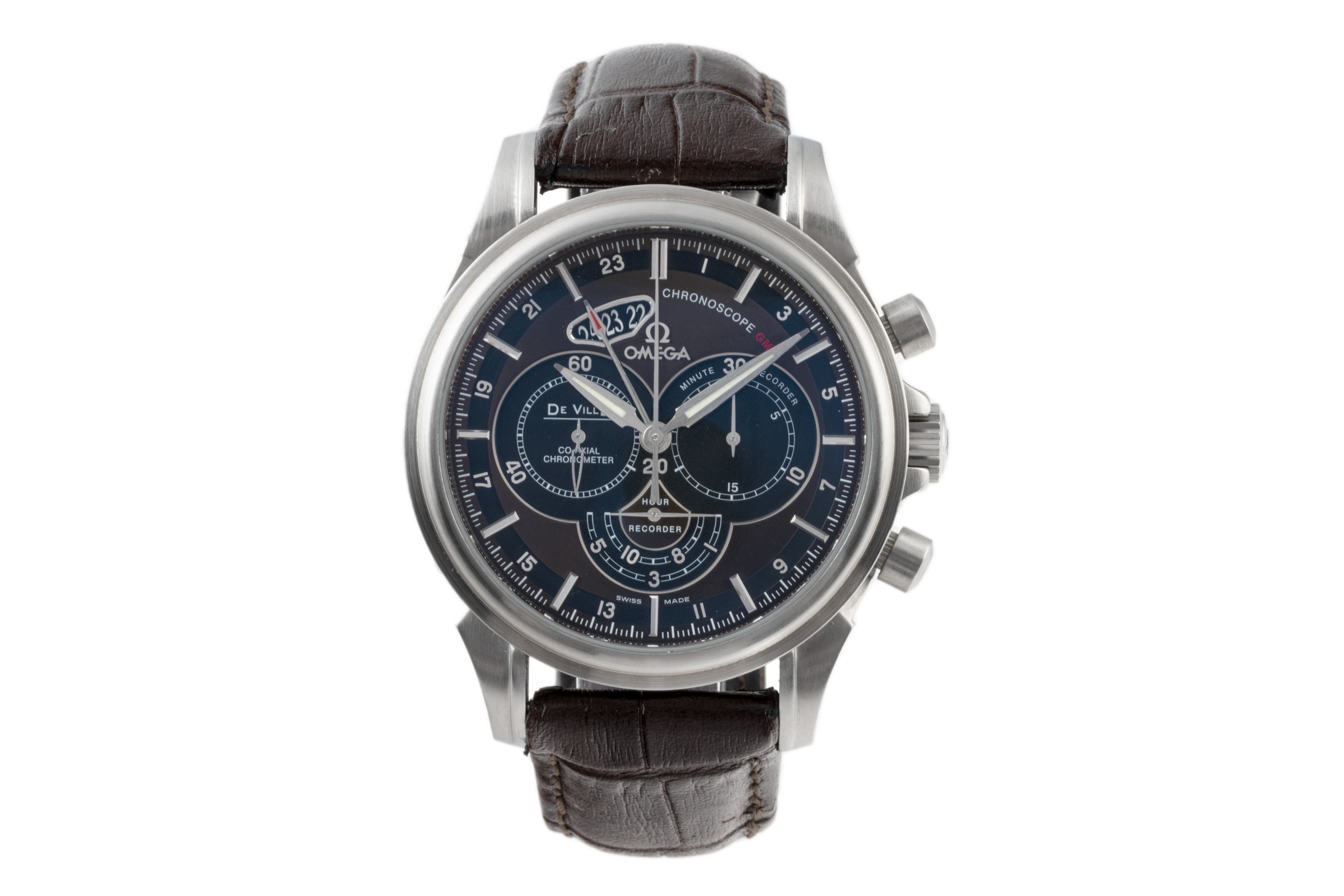 Omega De Ville chronograph steel automatic Kal. 3603 Ref. 422.13.44.52.13.001  | Zeitauktion