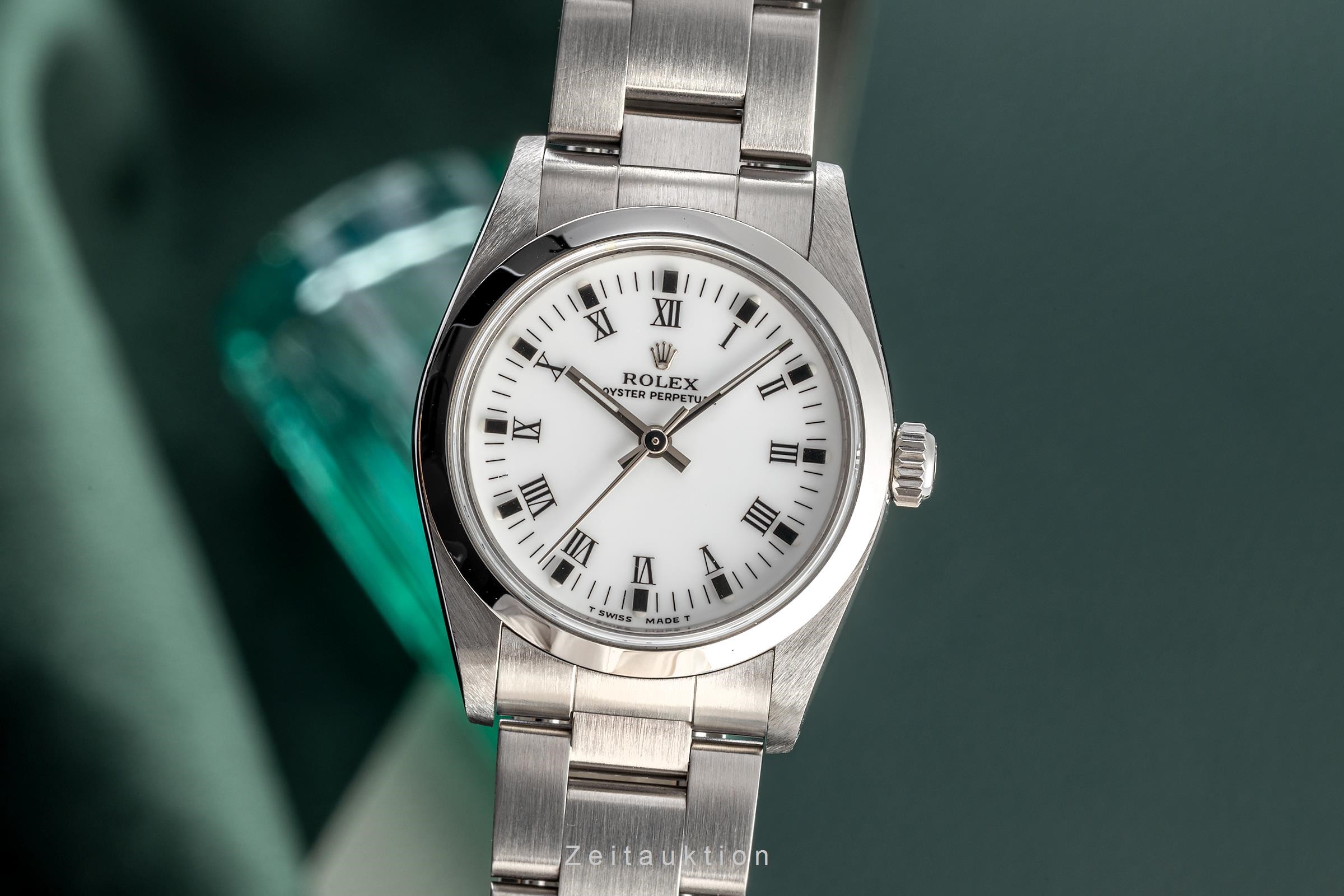 Rolex Oyster Perpetual acciaio automatismo Kal. 2230 Ref. 77080  | Zeitauktion