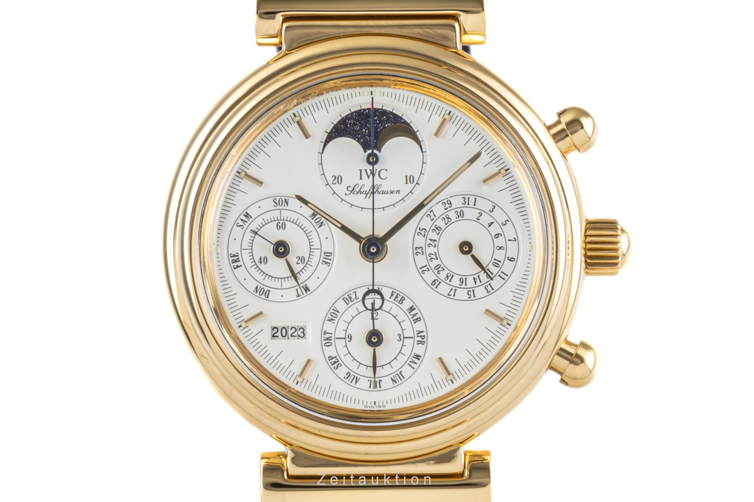 IWC Da Vinci chronograph 18 ct gold automatic Kal. 79261 Ref. IW3750  | Zeitauktion