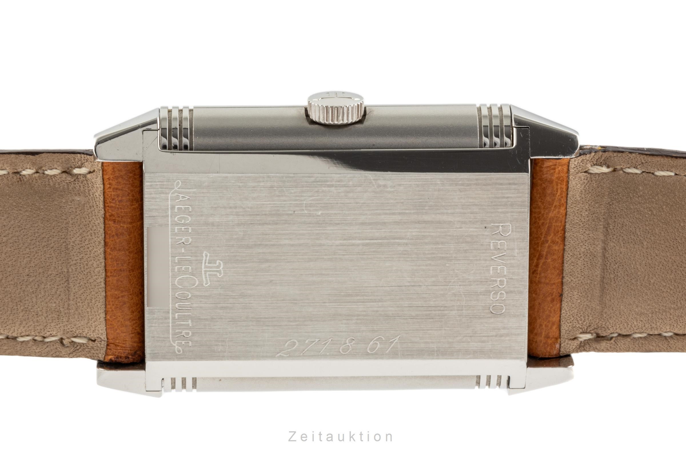 Jaeger-LeCoultre Reverso steel manual winding Kal. 822 Ref. 271.840.614, 271.8.61  | Zeitauktion