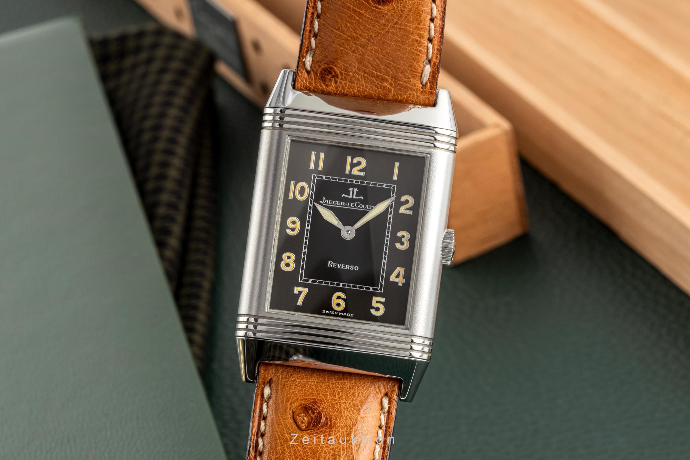 Jaeger-LeCoultre Reverso steel manual winding Kal. 822 Ref. 271.840.614, 271.8.61  | Zeitauktion