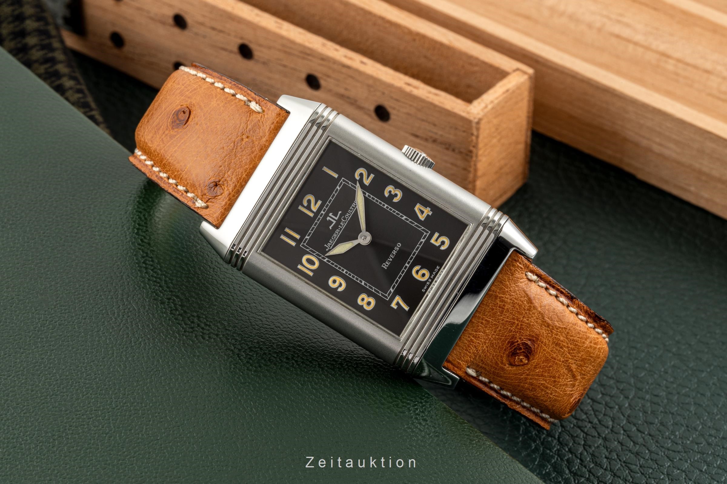 Jaeger-LeCoultre Reverso steel manual winding Kal. 822 Ref. 271.840.614, 271.8.61  | Zeitauktion