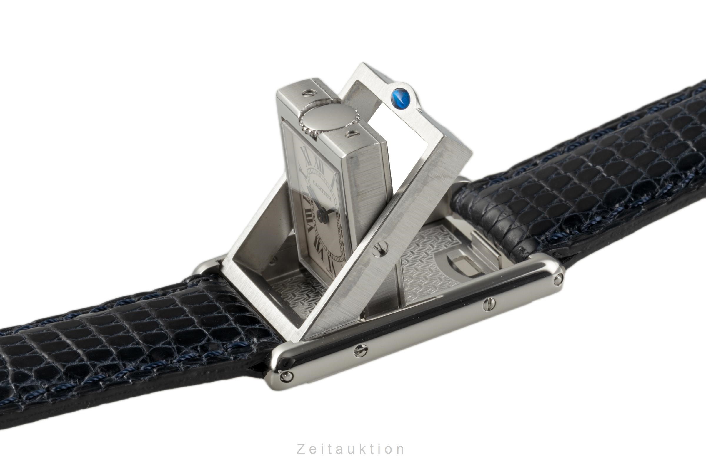 Cartier Tank steel quartz Kal. 059 Ref. W1011158  | Zeitauktion