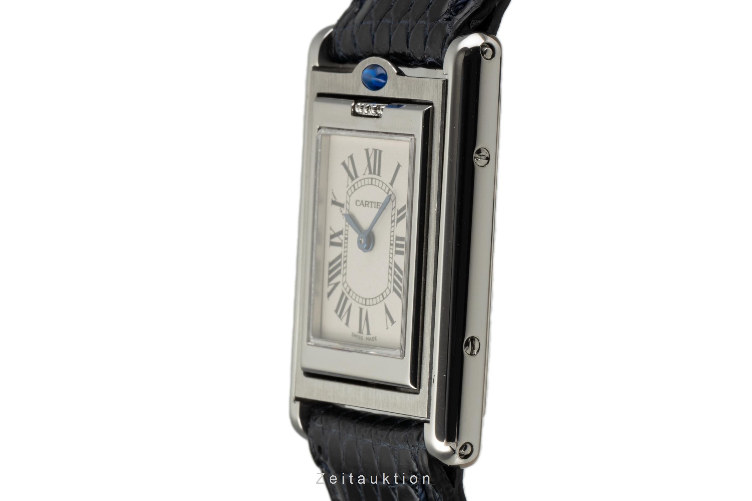 Cartier Tank steel quartz Kal. 059 Ref. W1011158  | Zeitauktion