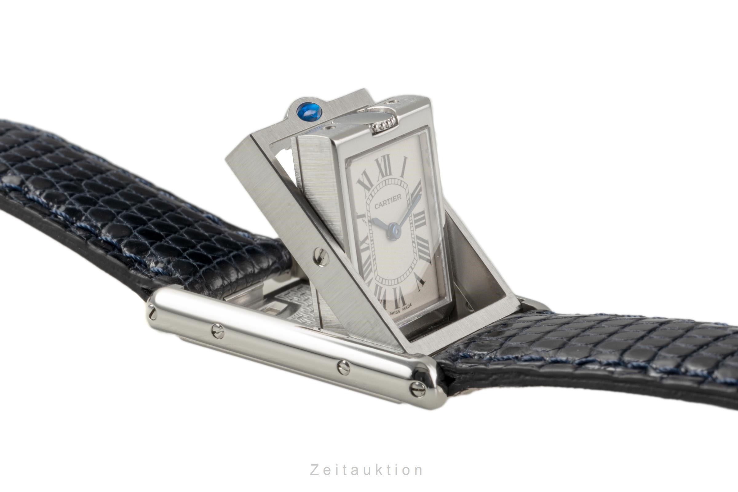 Cartier Tank steel quartz Kal. 059 Ref. W1011158  | Zeitauktion