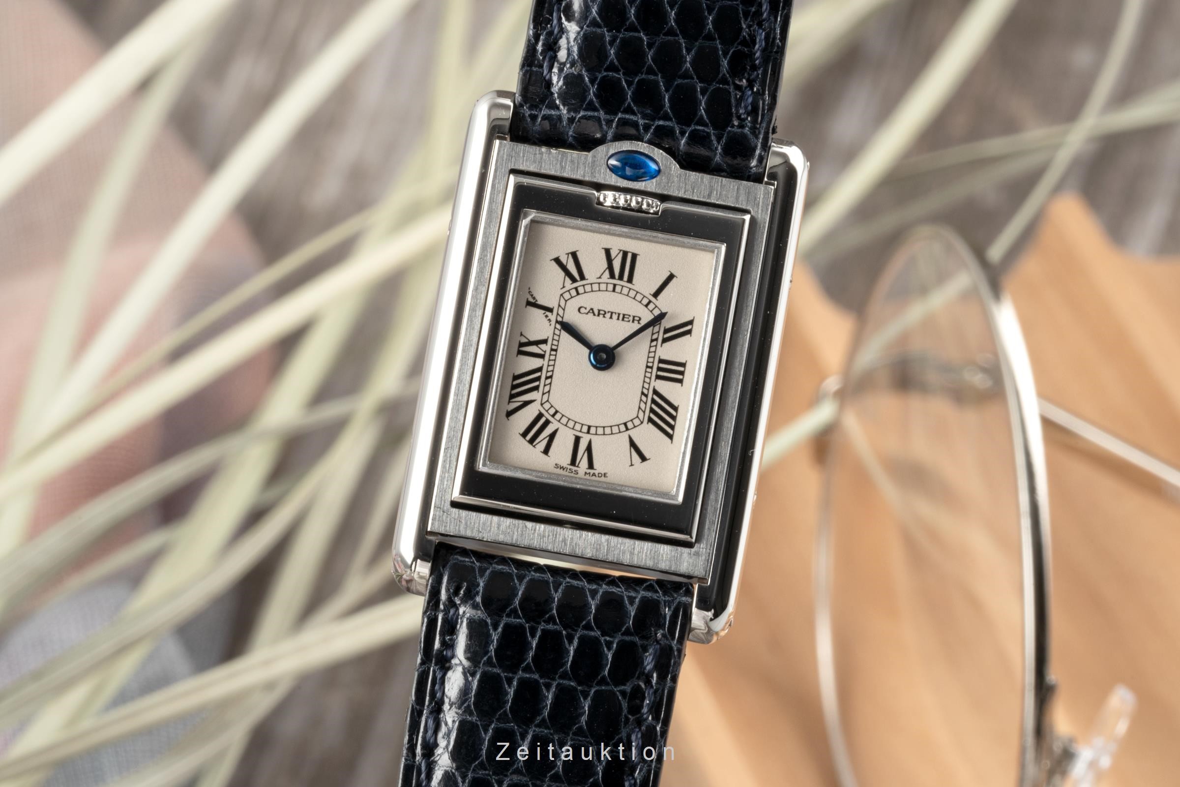 Cartier Tank steel quartz Kal. 059 Ref. W1011158  | Zeitauktion