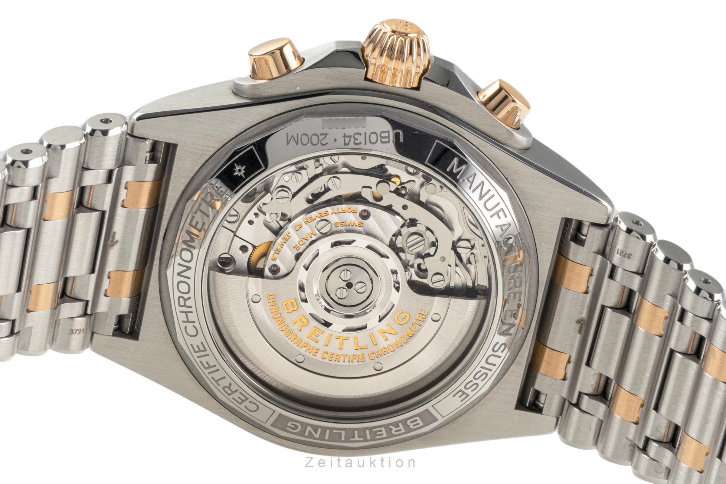 Breitling Chronomat chronograph steel / gold automatic Kal. B01 Ref. UB0134101B1U1  | Zeitauktion