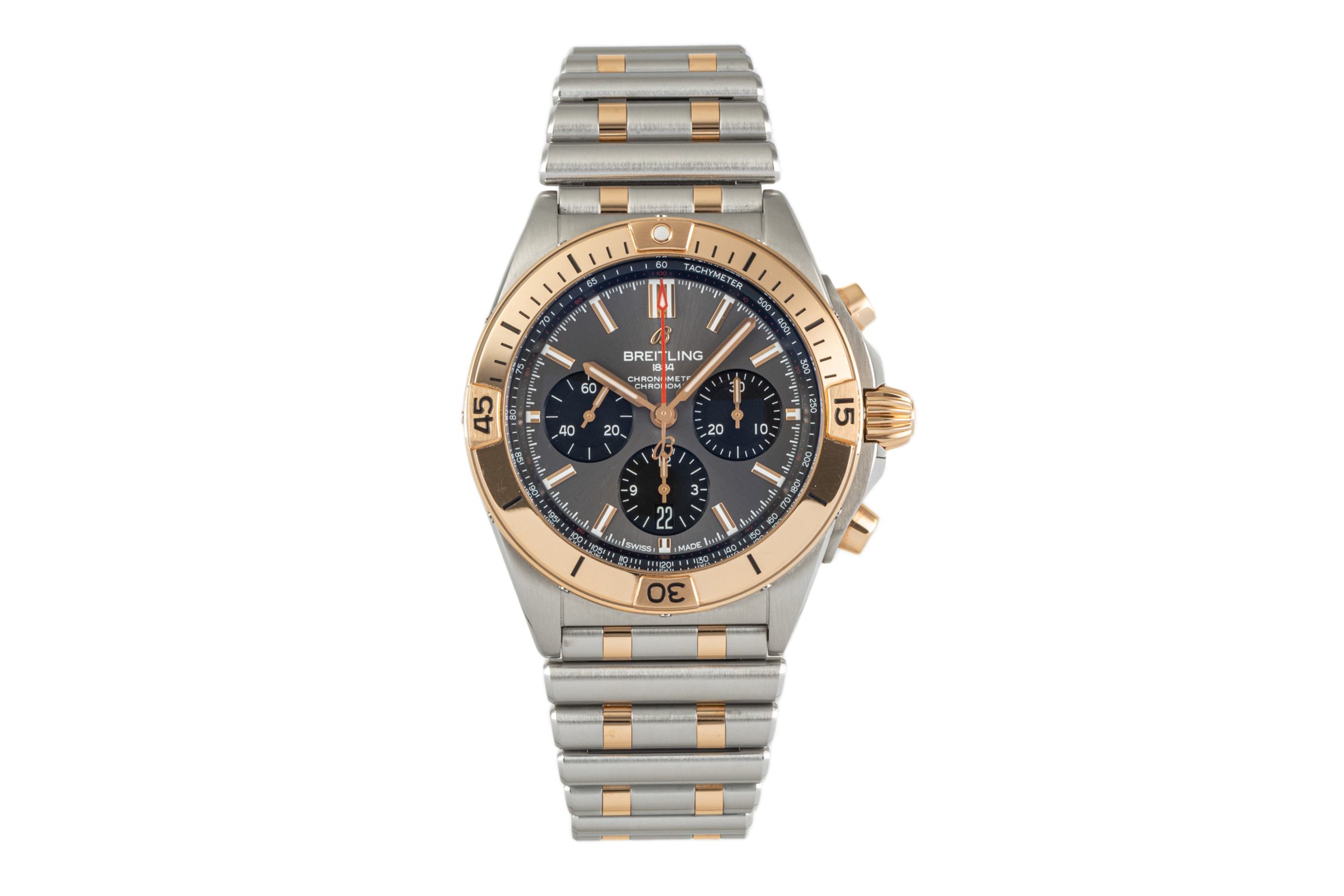 Breitling Chronomat Chronograph Stahl / Gold Automatik Kal. B01 Ref. UB0134101B1U1  | Zeitauktion