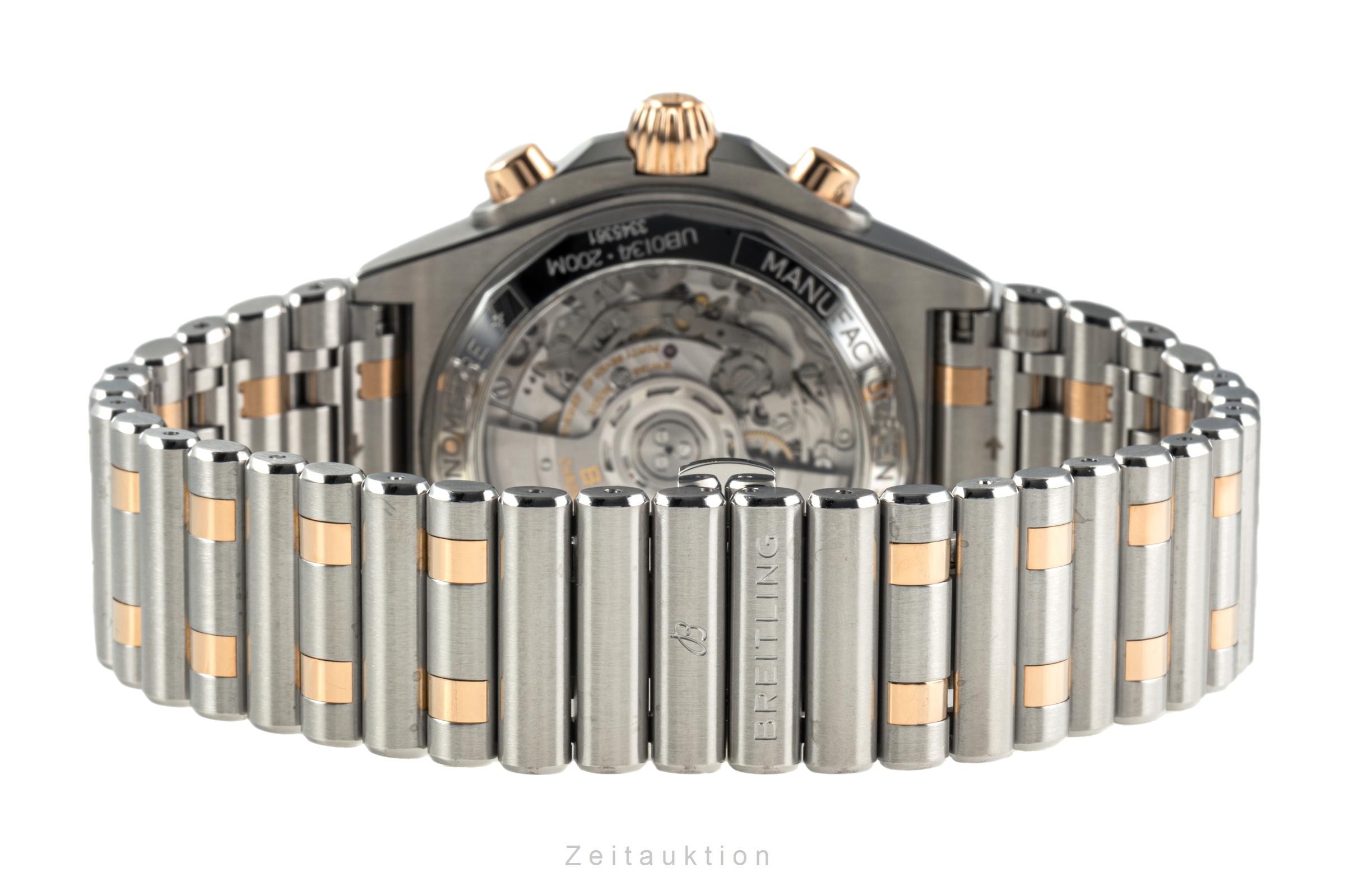 Breitling Chronomat chronograph steel / gold automatic Kal. B01 Ref. UB0134101B1U1  | Zeitauktion