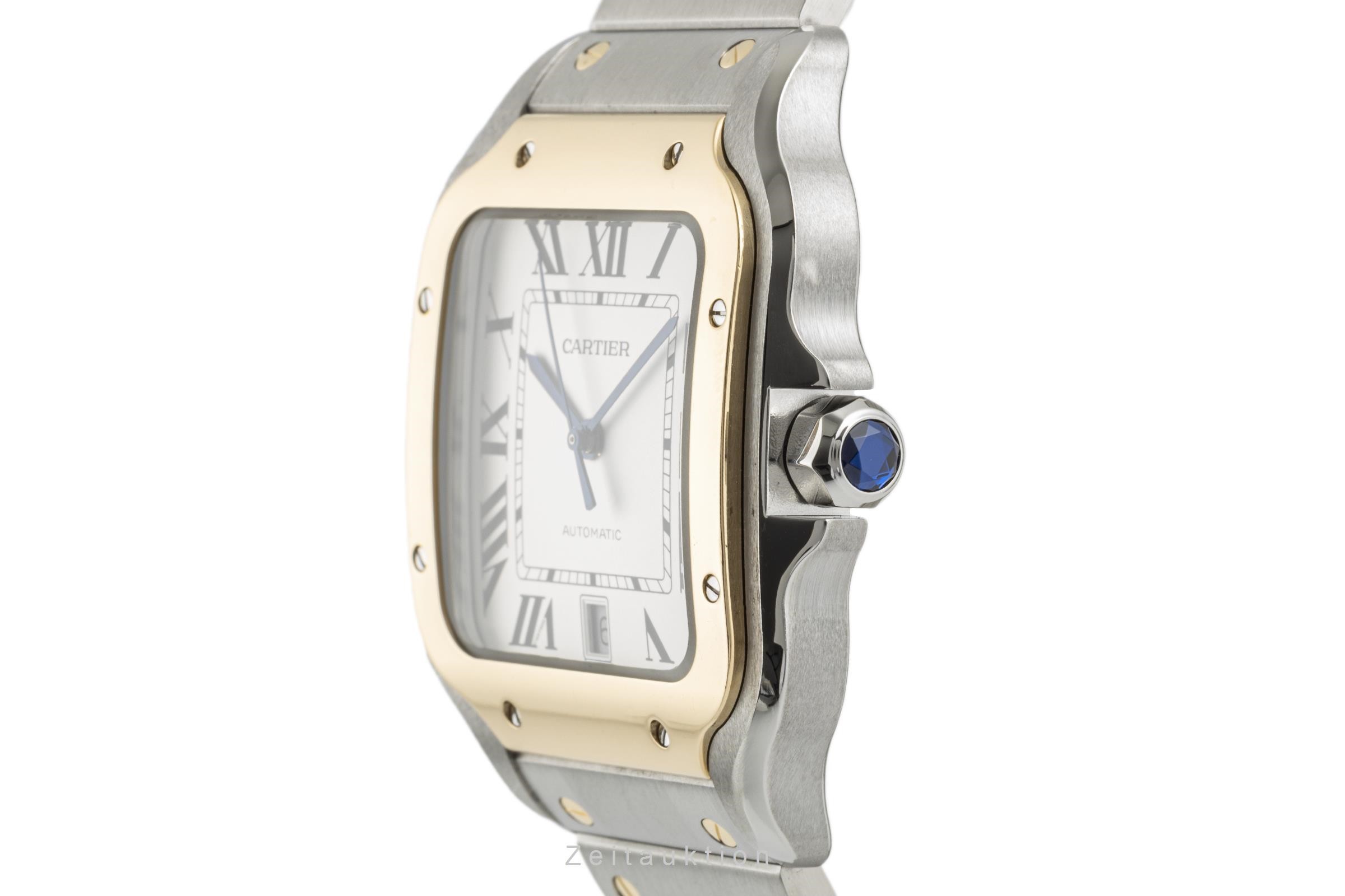 Cartier Santos acero / oro automático Kal. 1847MC Ref. W2SA0009  | Zeitauktion