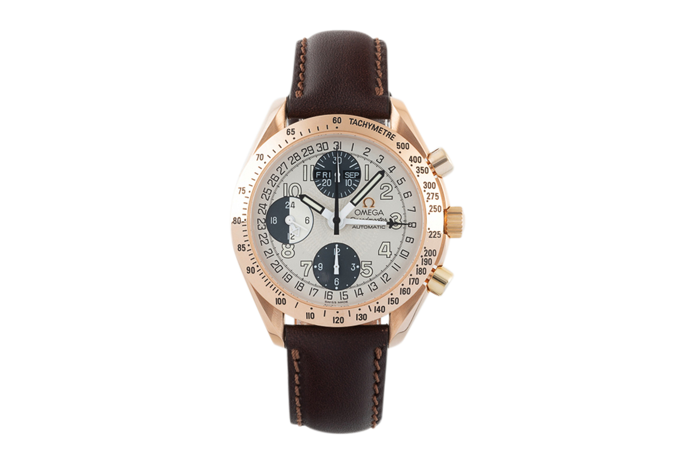 Omega Speedmaster Chronograph 18k Rotgold Automatik Kal. 1151 Ref. 3623.33.21, 175.0084  | Zeitauktion
