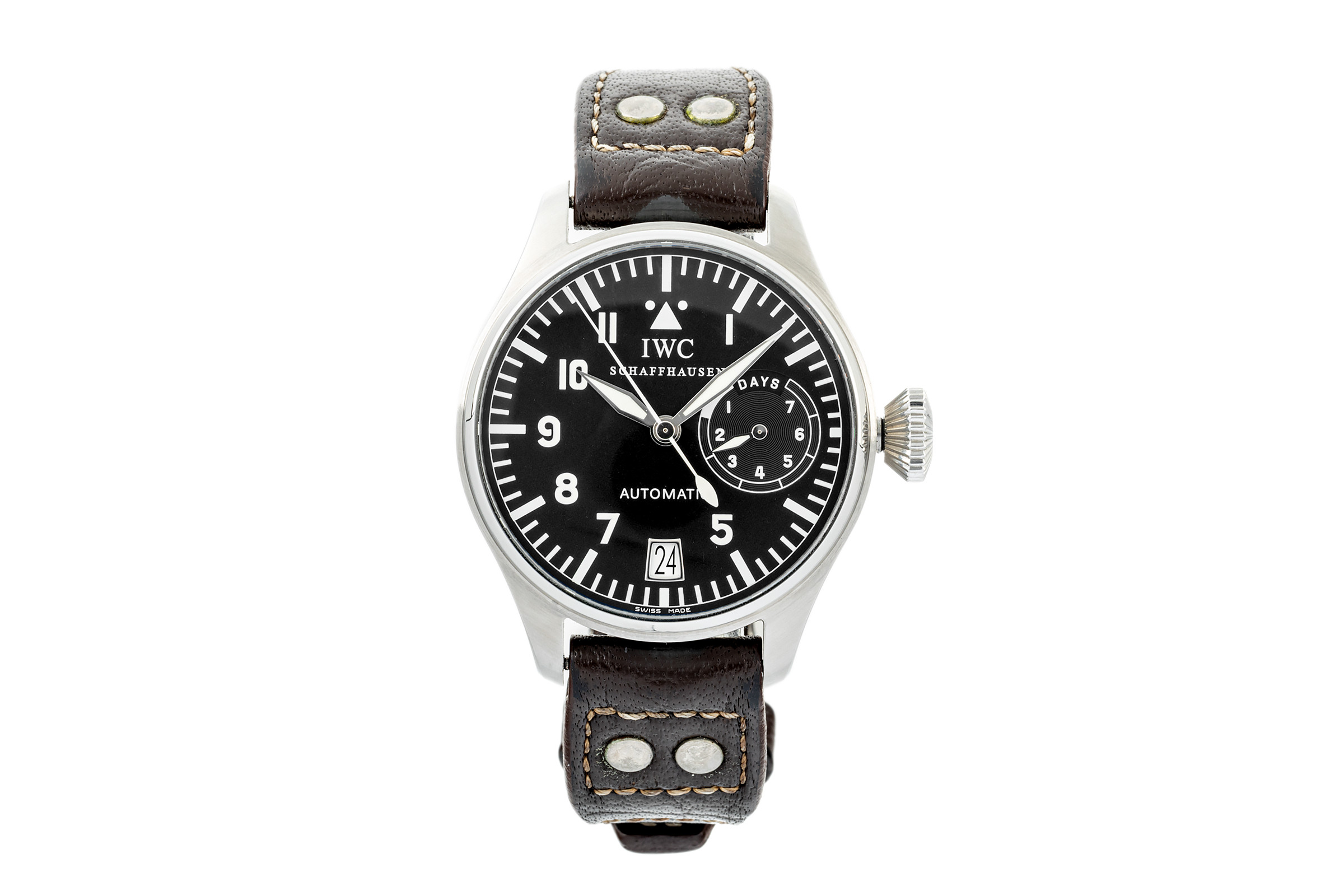 IWC Fliegeruhr steel automatic Kal. C.5011 Ref. IW500201  | Zeitauktion
