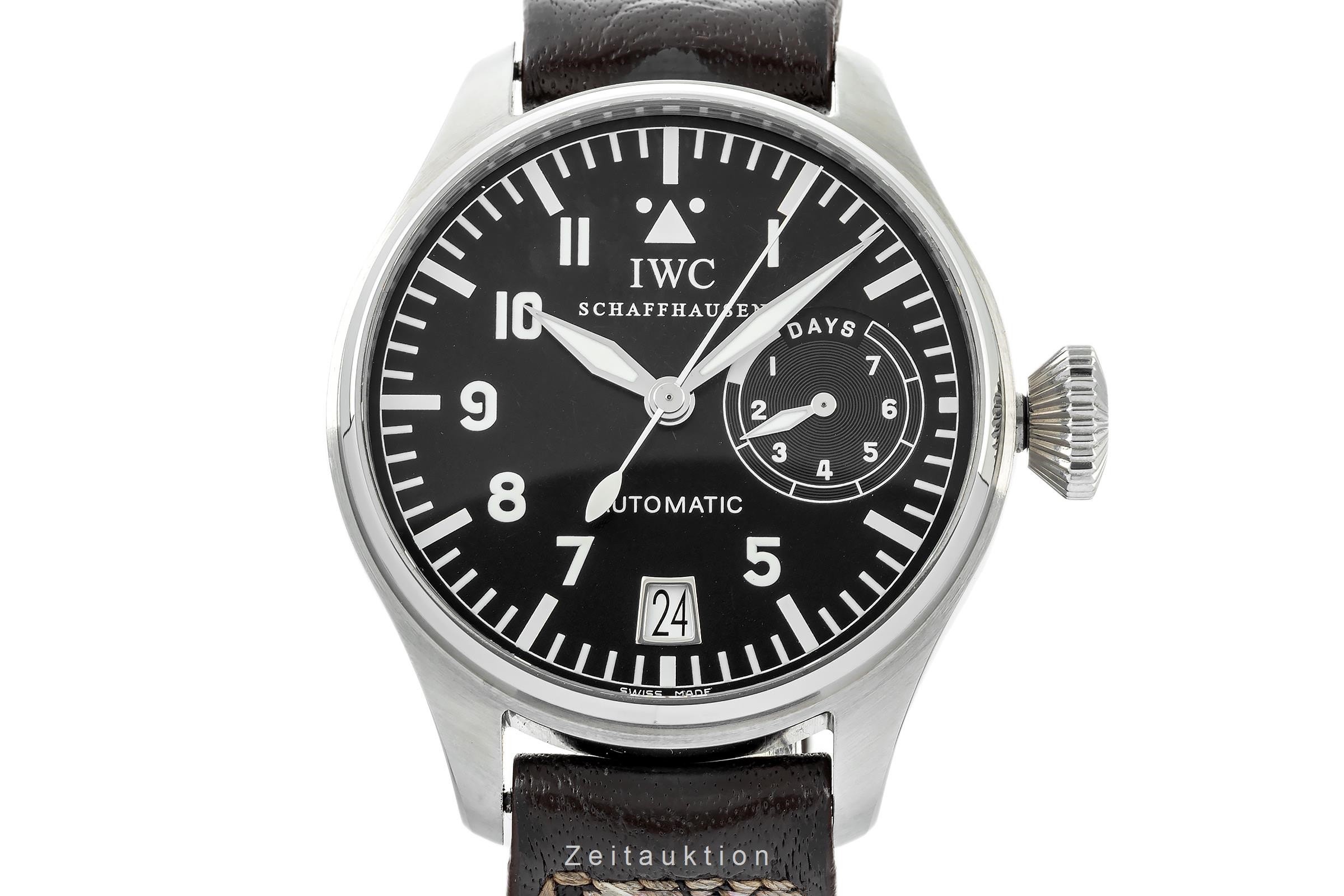 IWC Fliegeruhr steel automatic Kal. C.5011 Ref. IW500201  | Zeitauktion