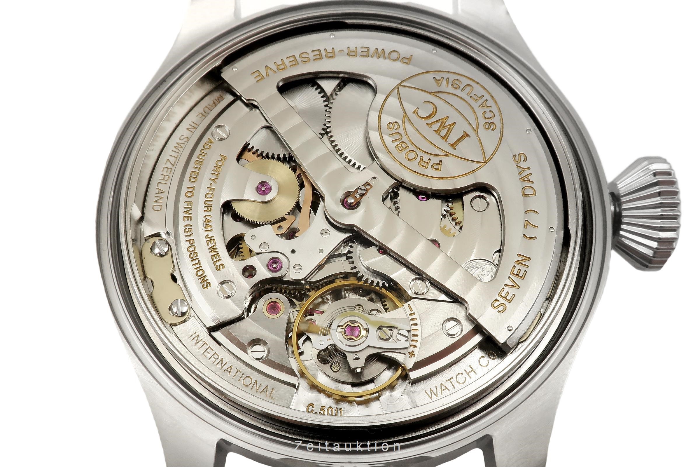 IWC Fliegeruhr steel automatic Kal. C.5011 Ref. IW500201  | Zeitauktion