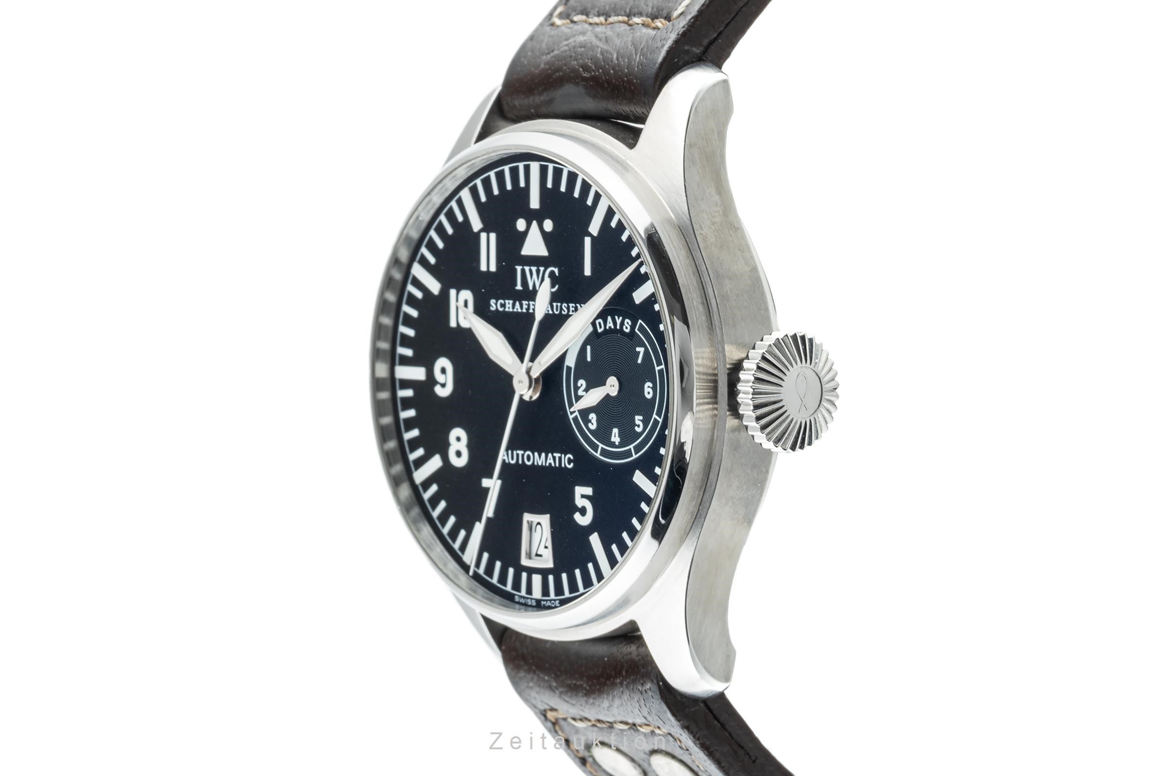 IWC Fliegeruhr steel automatic Kal. C.5011 Ref. IW500201  | Zeitauktion