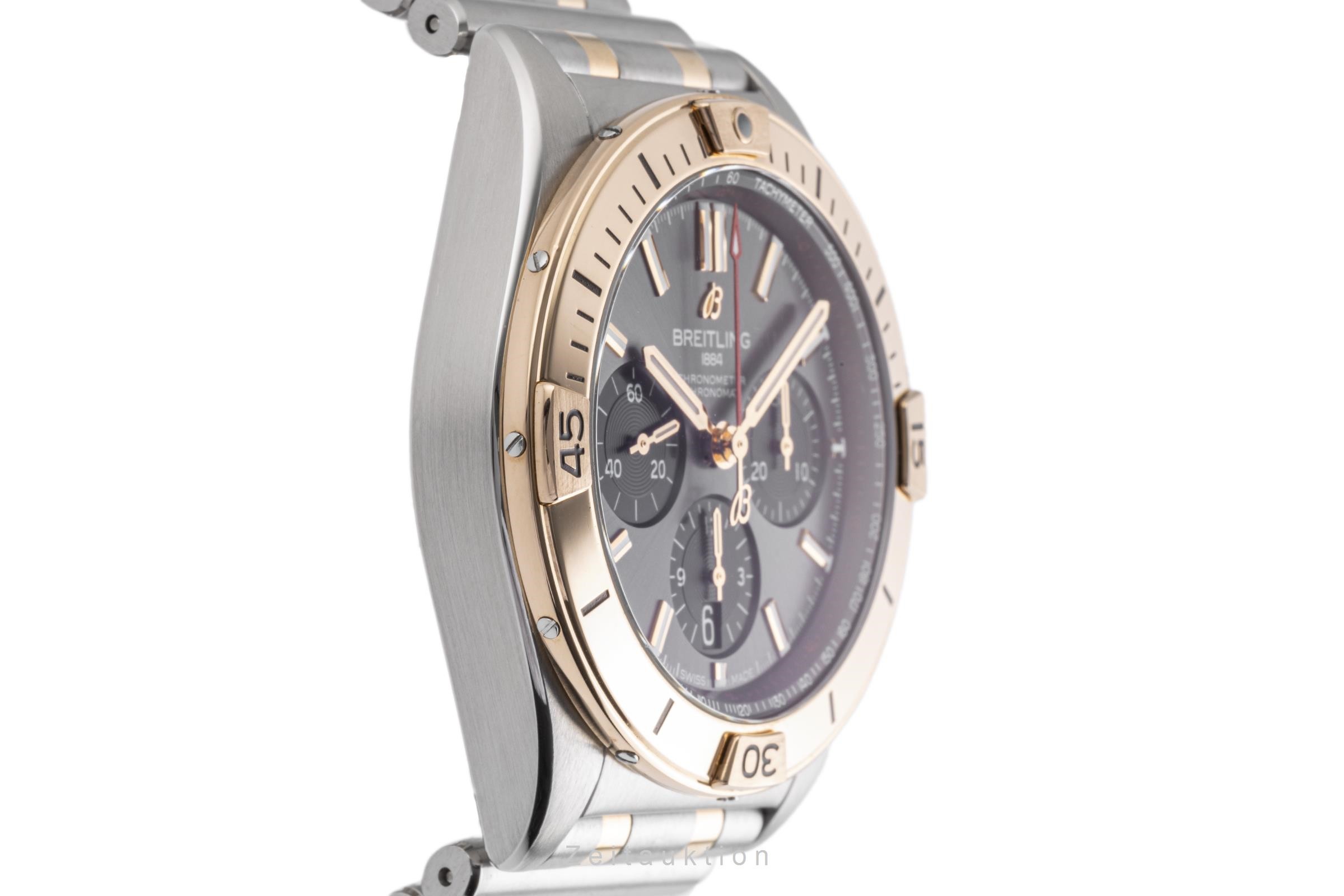 Breitling Chronomat chronograph steel / gold automatic Kal. B01 Ref. UB0134101B1U1  | Zeitauktion