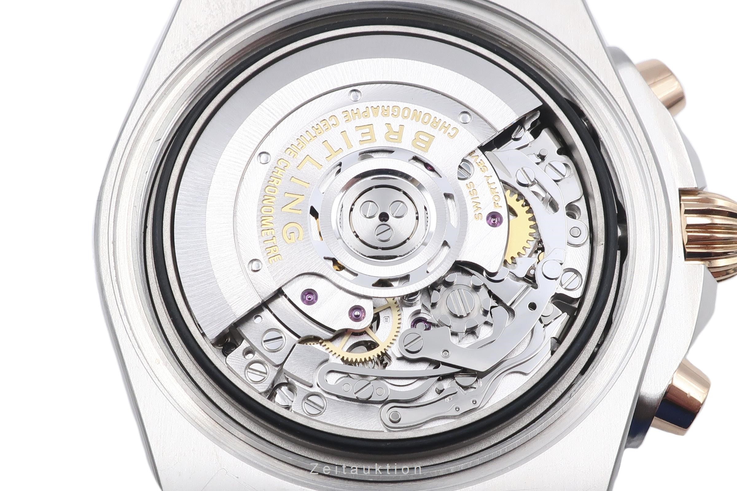 Breitling Chronomat chronograph steel / gold automatic Kal. B01 Ref. UB0134101B1U1  | Zeitauktion