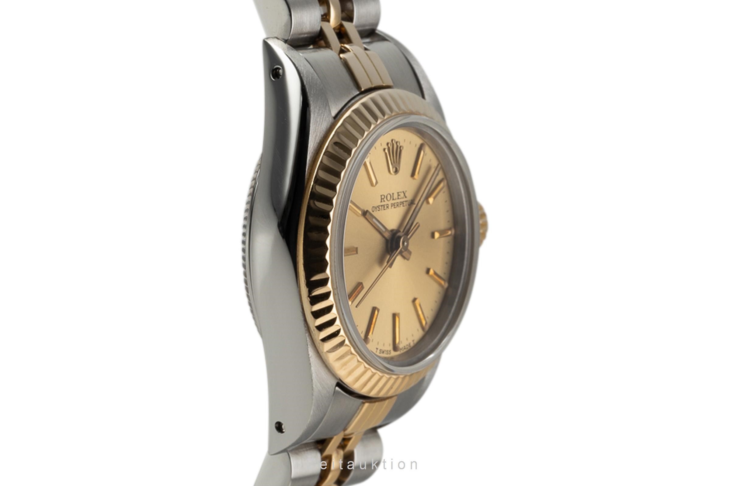 Rolex Oyster Perpetual steel / gold automatic Kal. 2130 Ref. 67193  | Zeitauktion