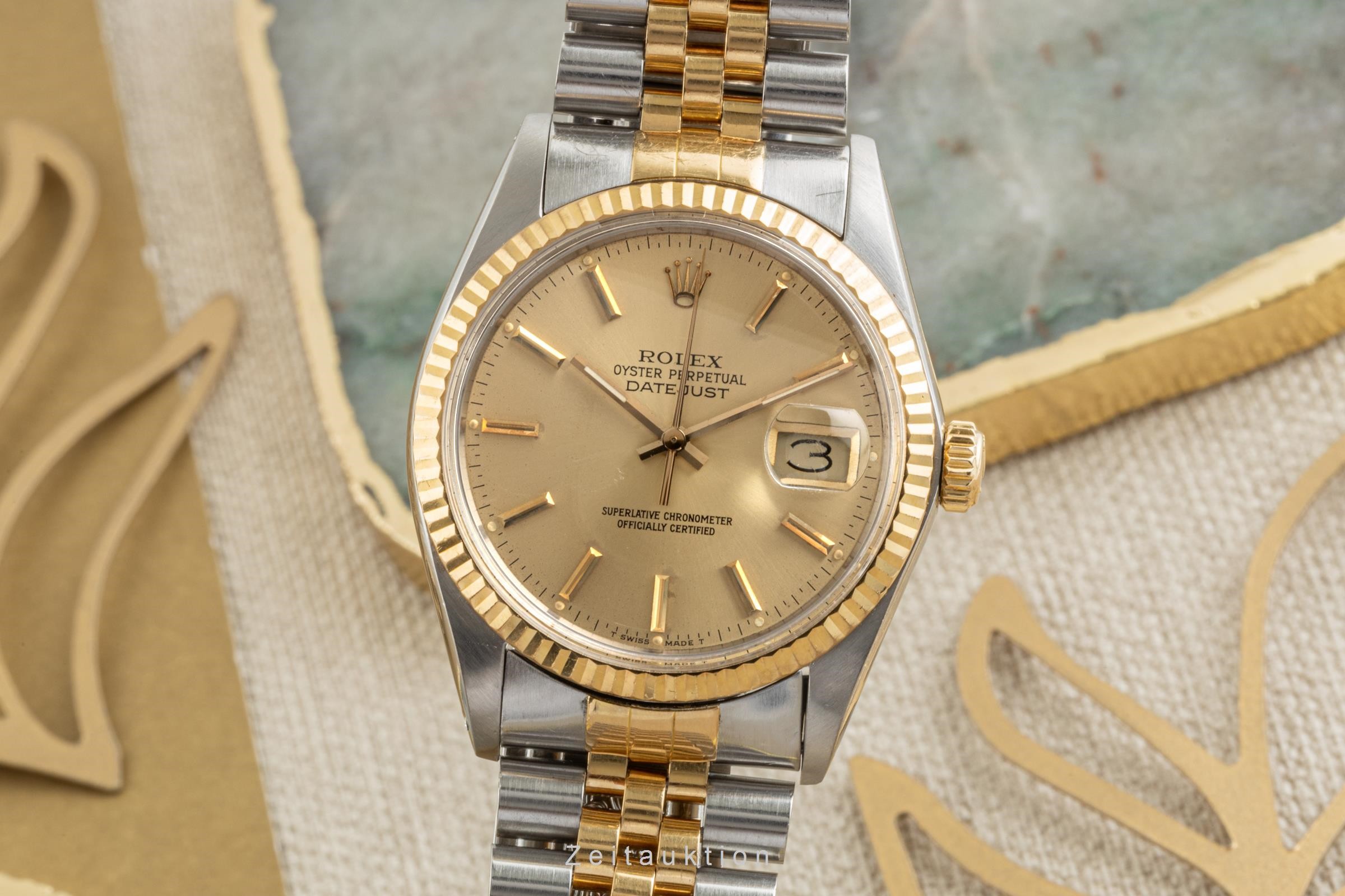 Rolex Datejust steel / gold automatic Kal. 3035 Ref. 16013  | Zeitauktion