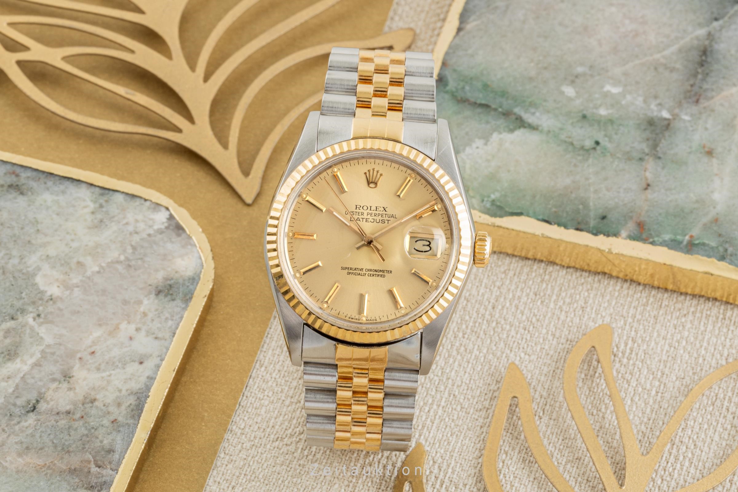 Rolex Datejust steel / gold automatic Kal. 3035 Ref. 16013  | Zeitauktion