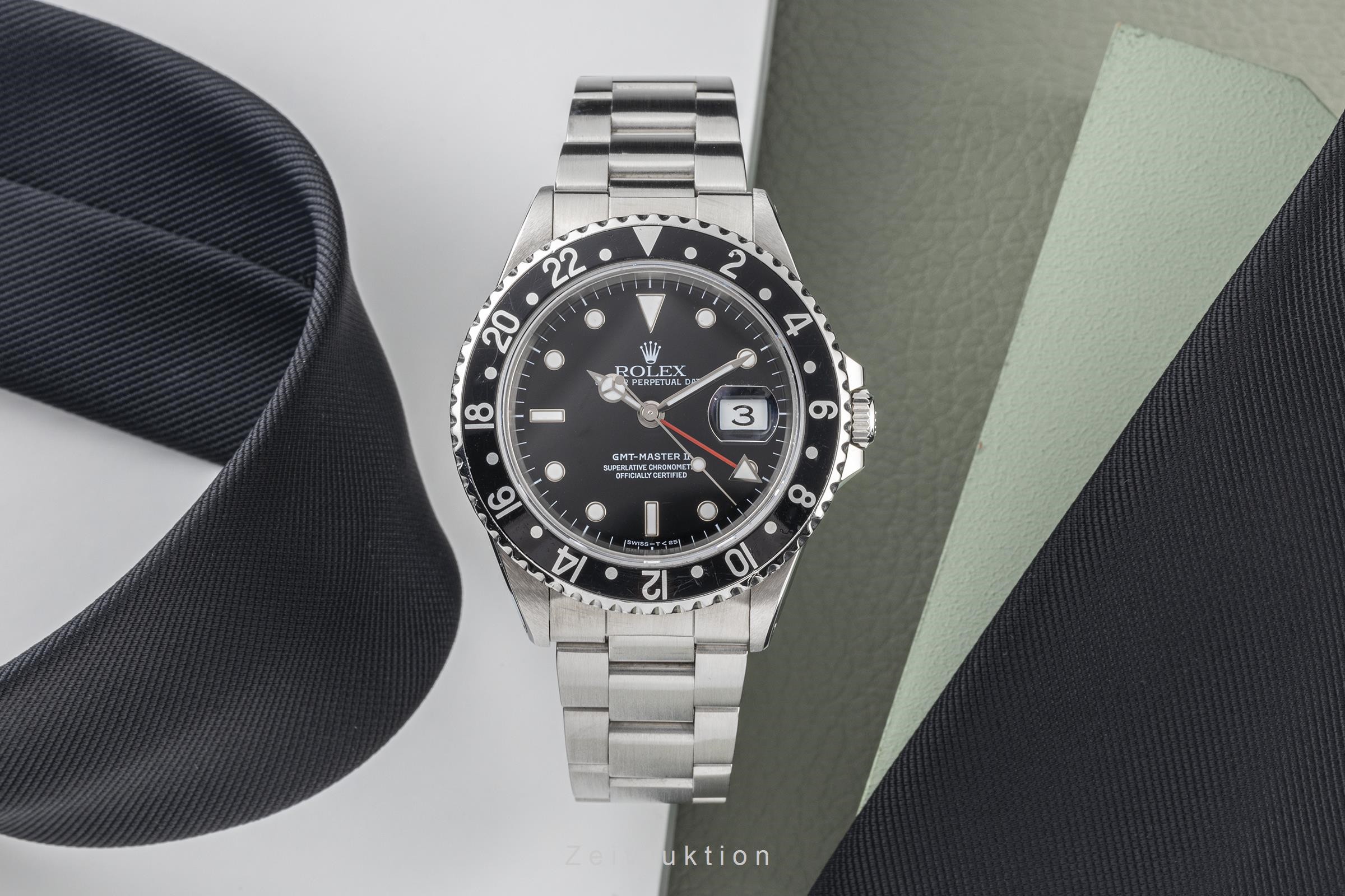 Rolex GMT-Master II Stahl Automatik Kal. 3185 Ref. 16710  | Zeitauktion
