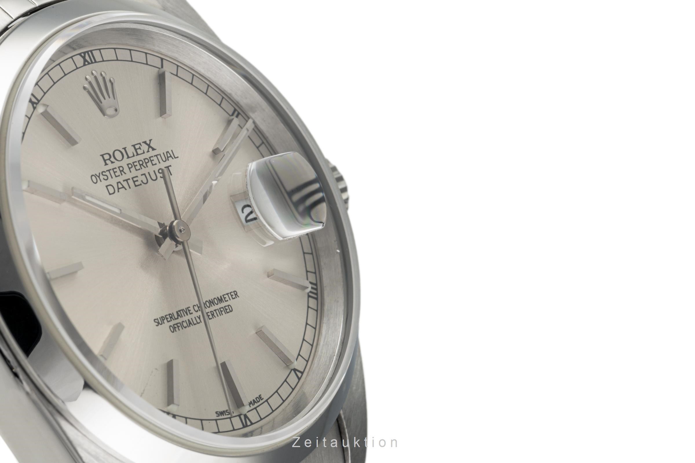 Rolex Datejust acero automático Kal. 3135 Ref. 16200  | Zeitauktion