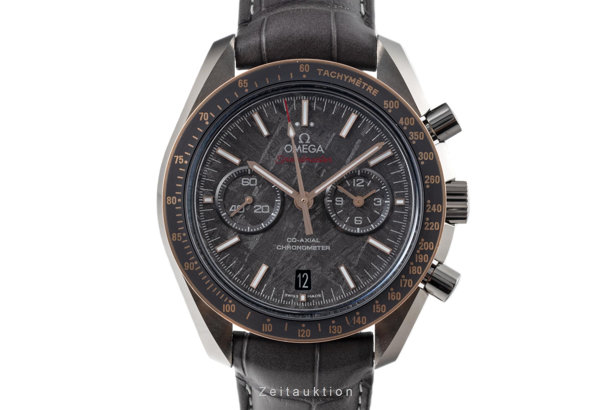 Omega Speedmaster Moonwatch Chronograph Keramik / Gold Automatik 