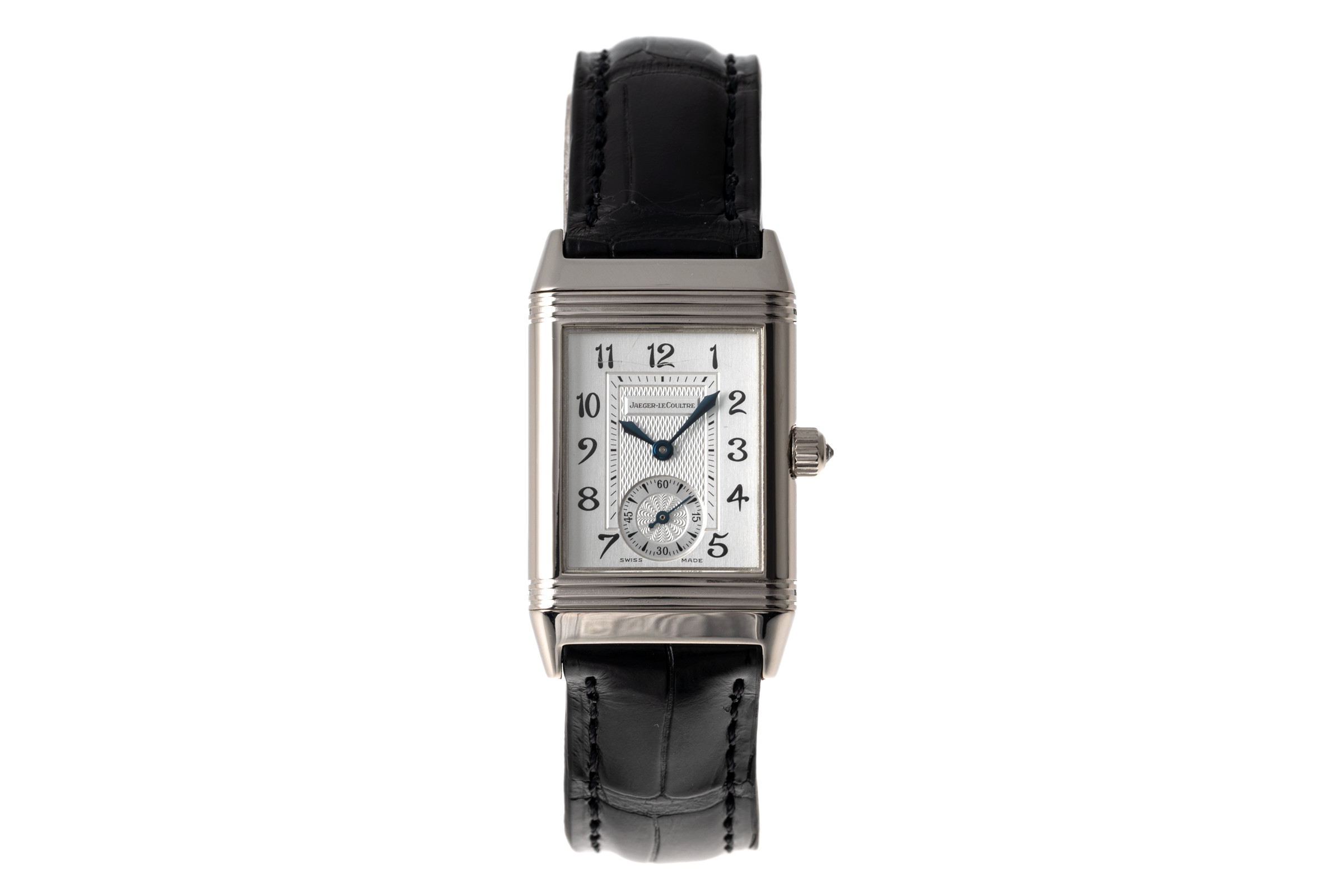 Jaeger LeCoultre Reverso 18k Weissgold Handaufzug Kal. 865 Ref. Q2563470, 256.3.75  | Zeitauktion
