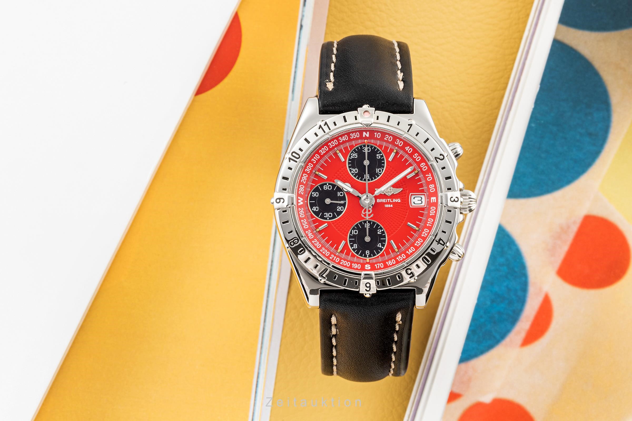 Breitling Longitude chronograph steel automatic Kal. B20 Ref. A20048  | Zeitauktion