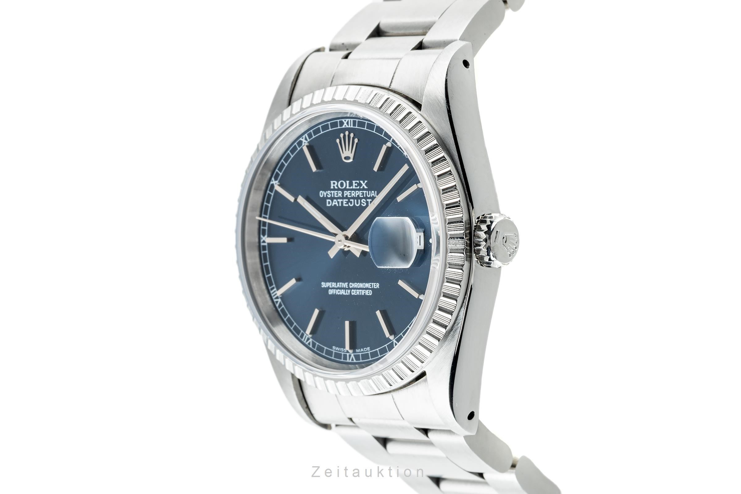 Rolex Datejust acier automatique Kal. 3135 Ref. 16220  | Zeitauktion