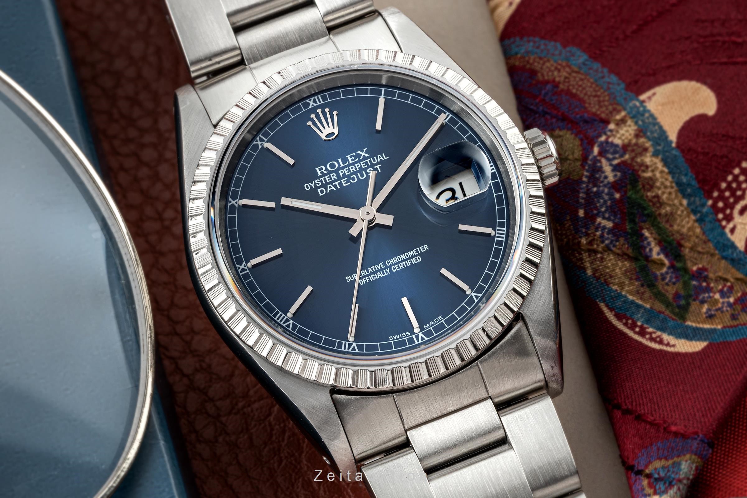 Rolex Datejust acier automatique Kal. 3135 Ref. 16220  | Zeitauktion