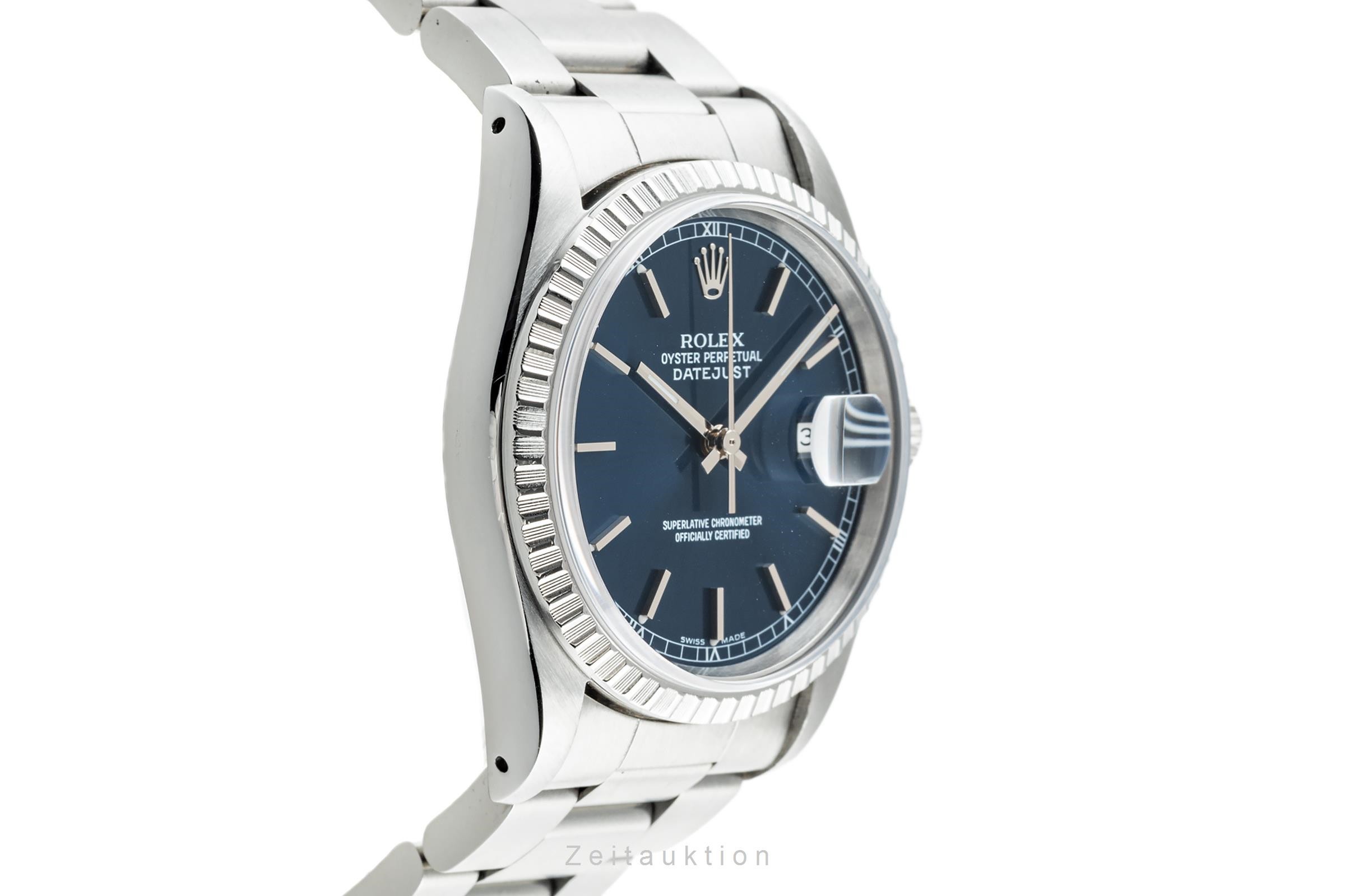 Rolex Datejust acier automatique Kal. 3135 Ref. 16220  | Zeitauktion