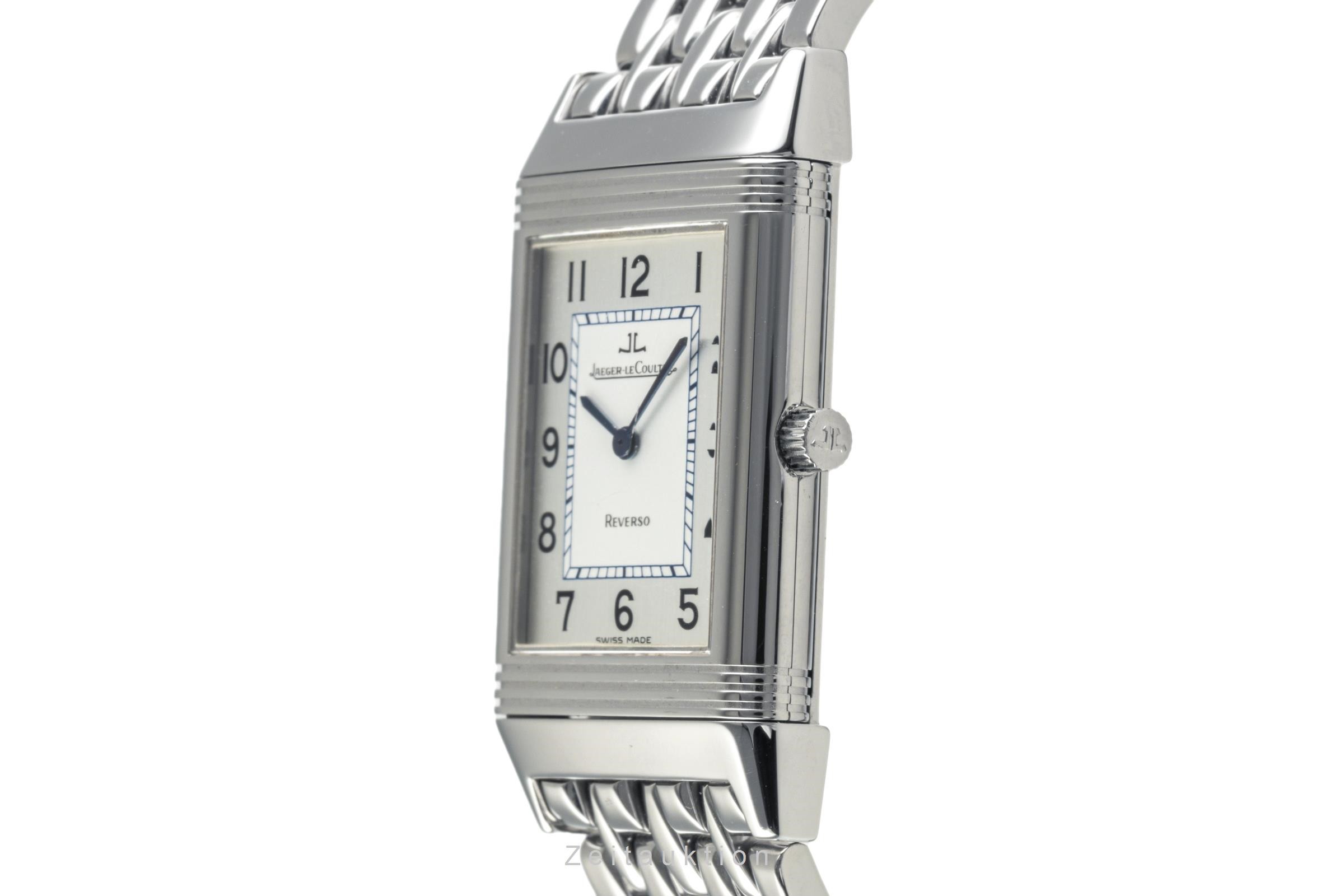 Jaeger-LeCoultre Reverso acciaio quarzo Kal. 608 Ref. Q2518420, 250.8.08  | Zeitauktion