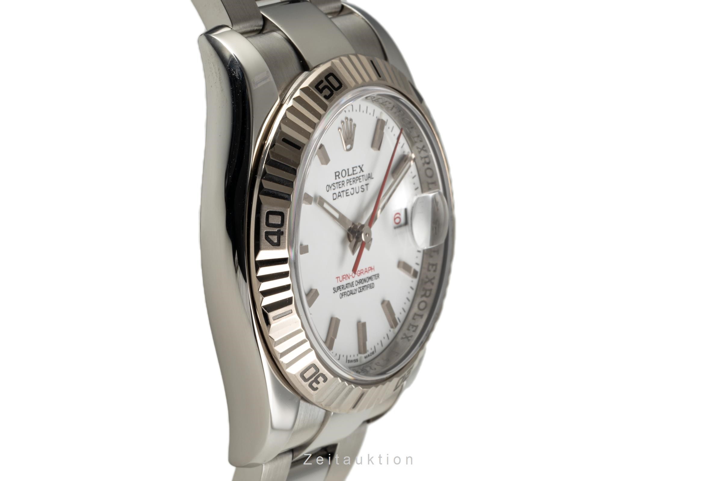 Rolex Datejust Stahl / Weissgold Automatik Kal. 3135 Ref. 116264  | Zeitauktion