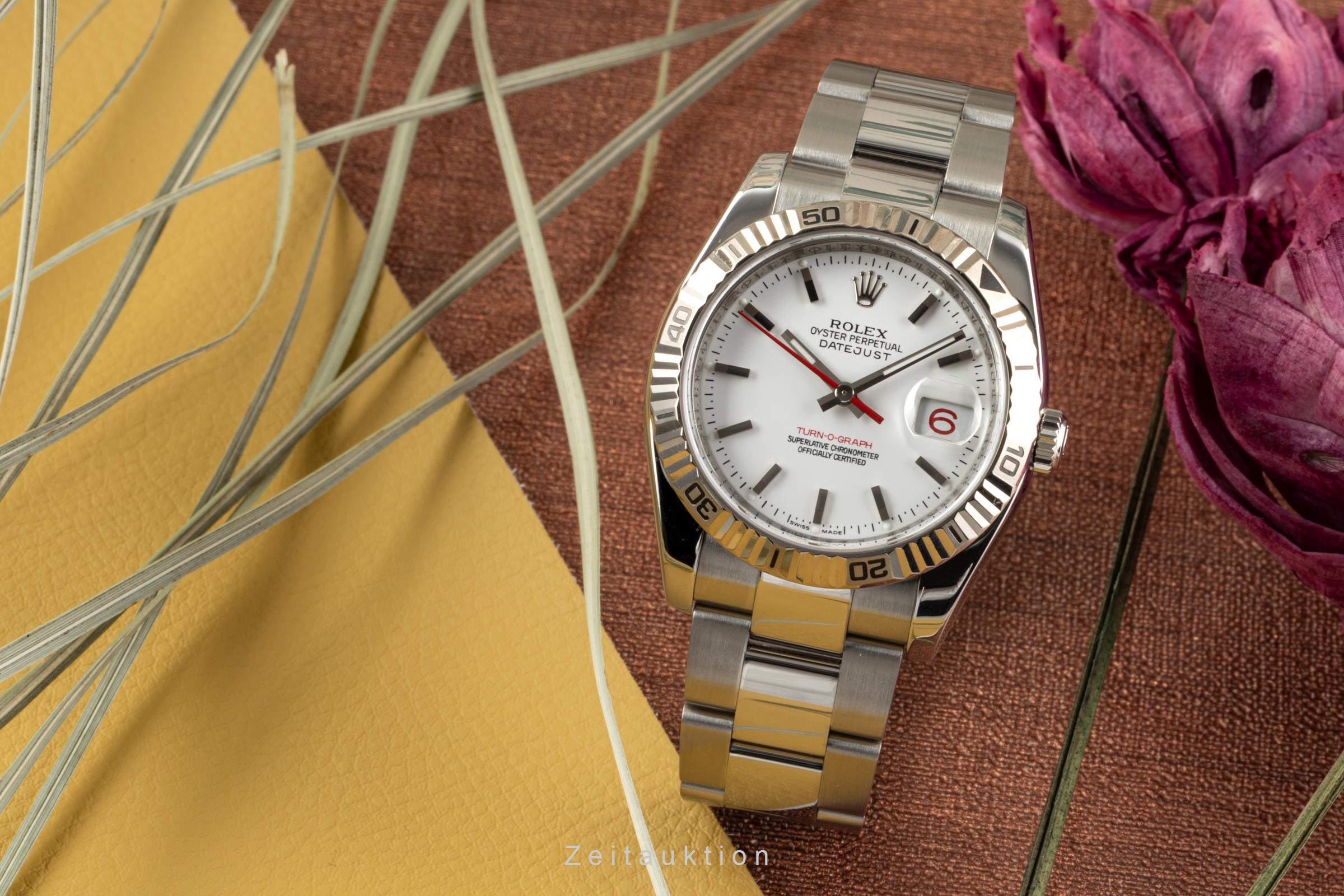 Rolex Datejust Stahl / Weissgold Automatik Kal. 3135 Ref. 116264  | Zeitauktion