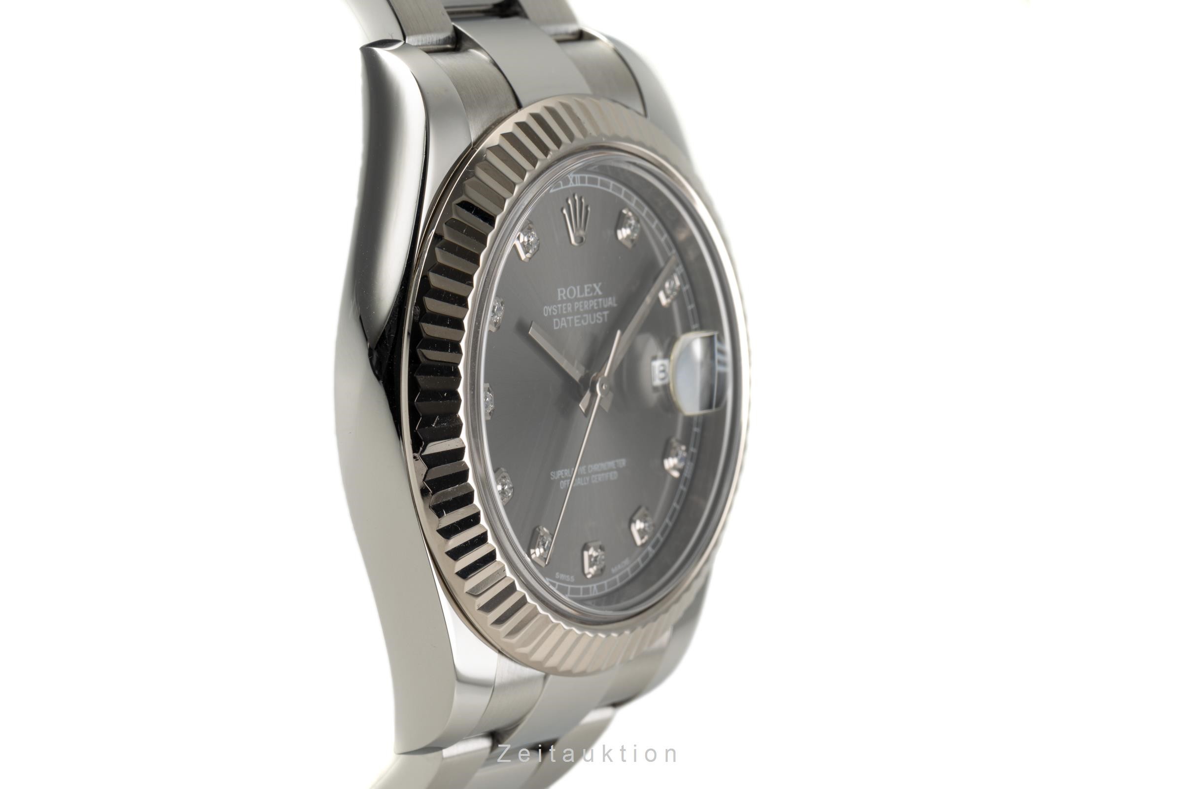 Rolex Datejust steel / white gold automatic Kal. 3136 Ref. 116334  | Zeitauktion