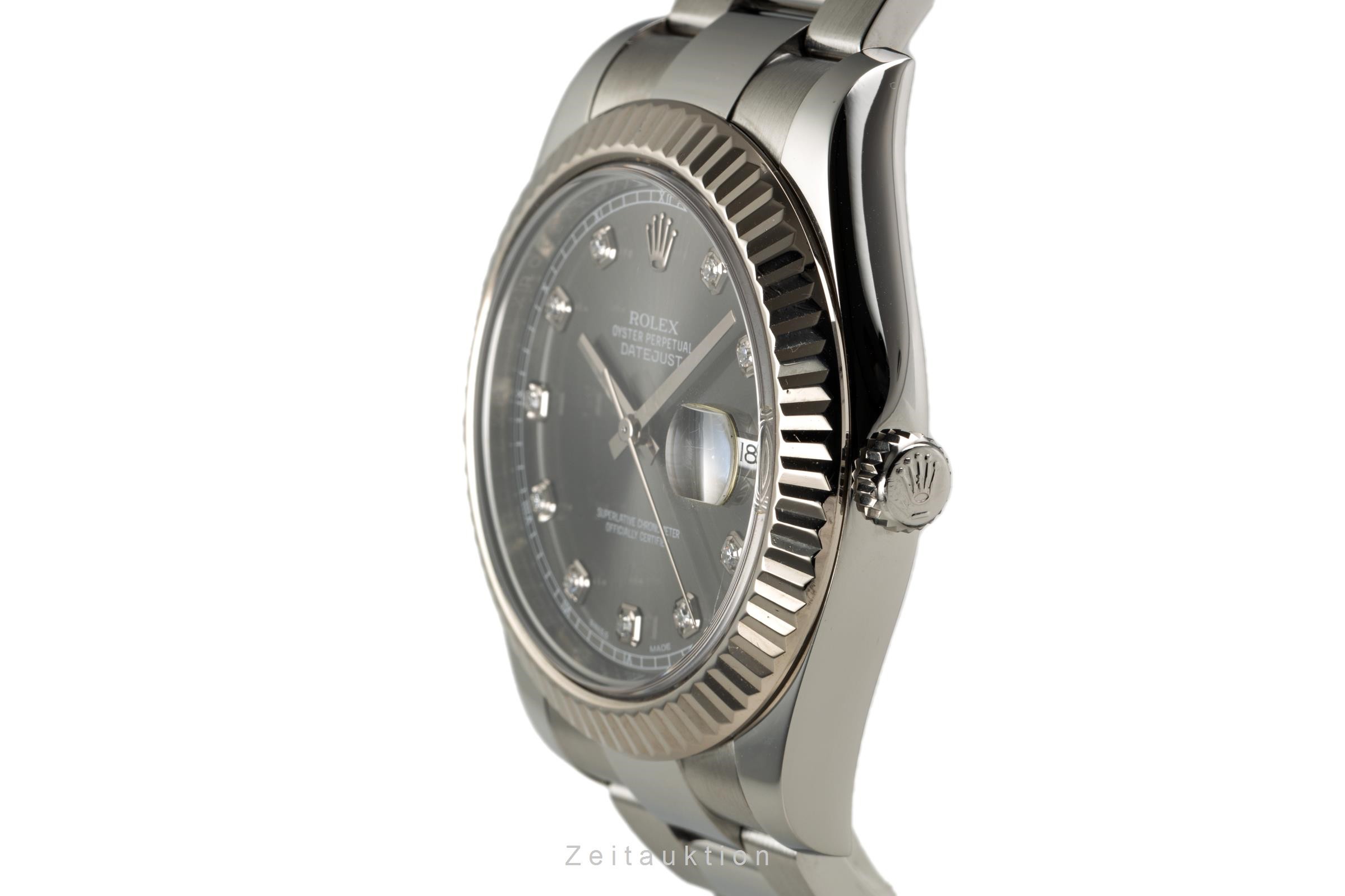 Rolex Datejust steel / white gold automatic Kal. 3136 Ref. 116334  | Zeitauktion