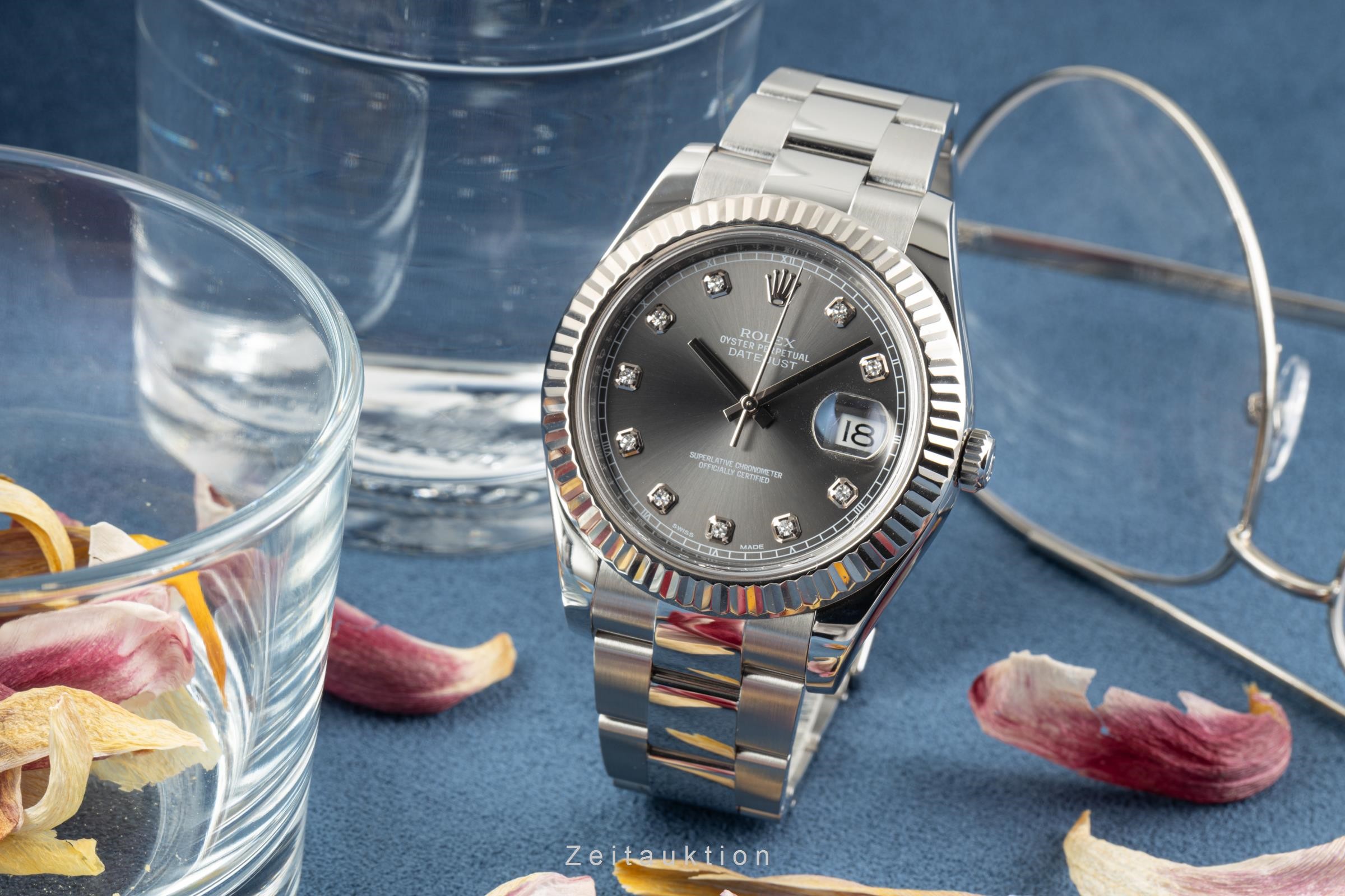Rolex Datejust steel / white gold automatic Kal. 3136 Ref. 116334  | Zeitauktion
