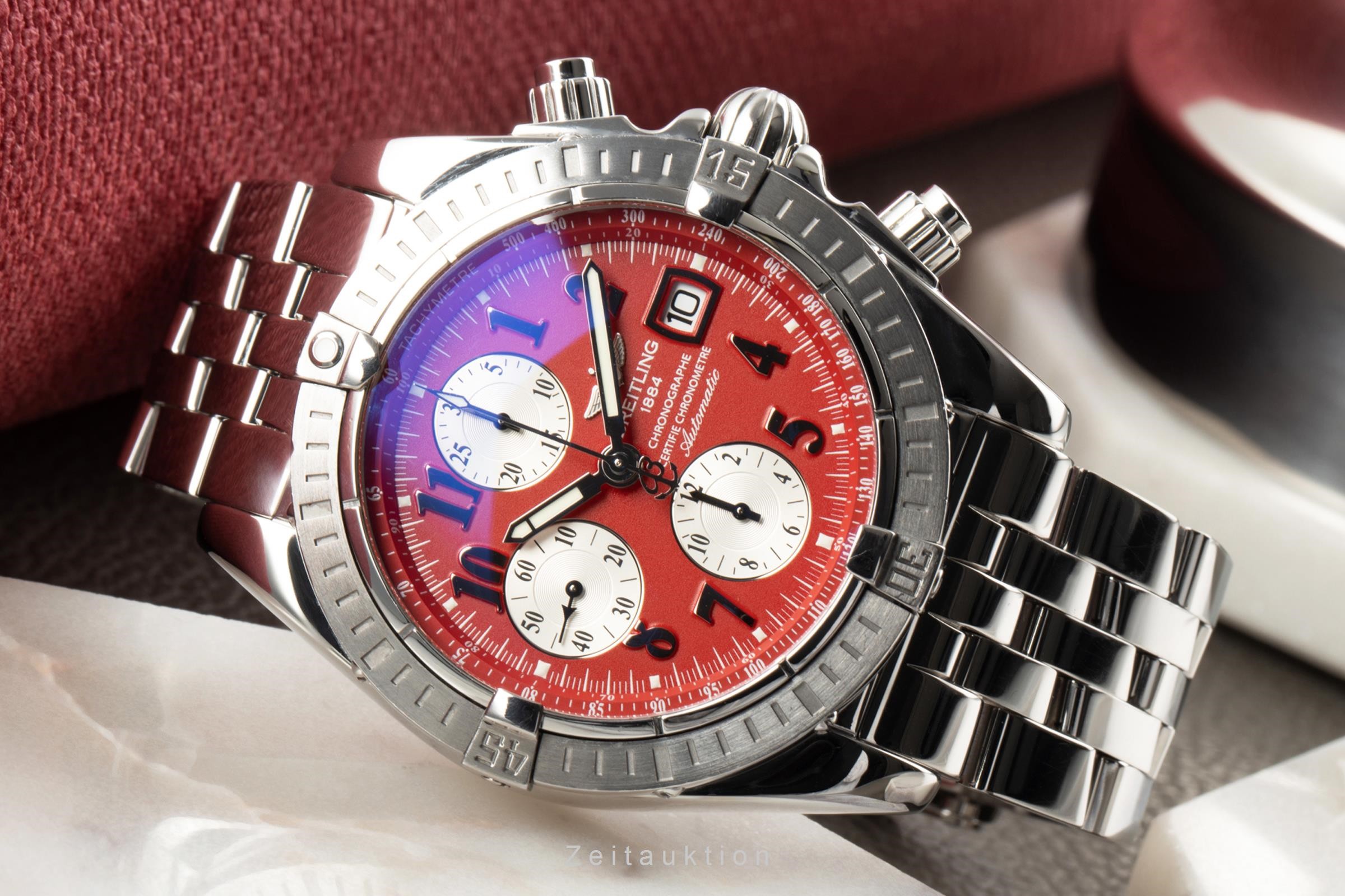 Breitling Chronomat Chronograph Stahl Automatik Kal. B13 Ref 