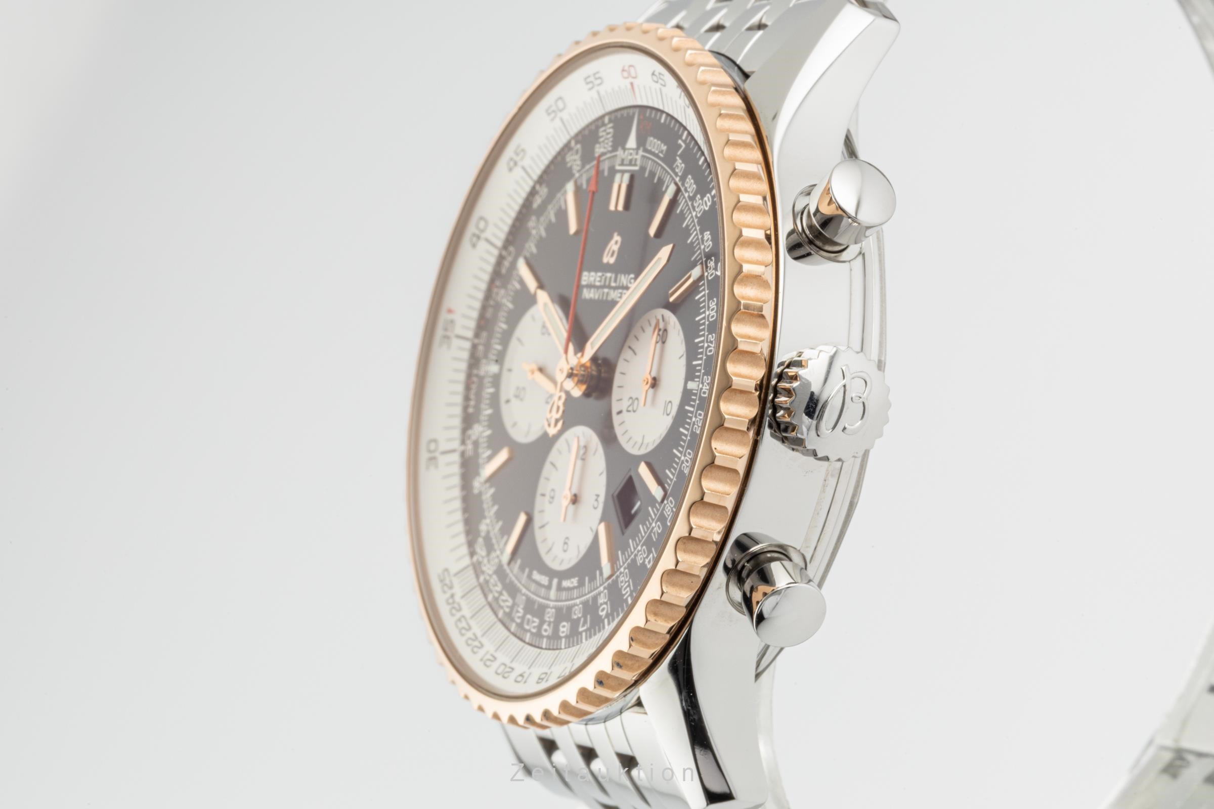 Breitling Navitimer chronograph steel / gold automatic Kal. B01 Ref. UB0127211B1A1  | Zeitauktion