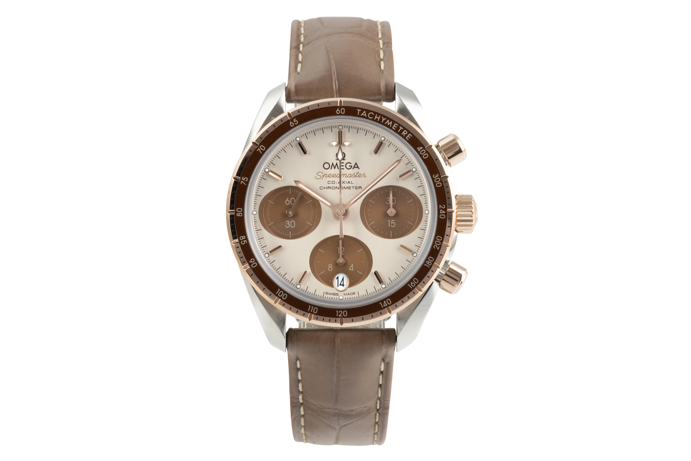 Omega Speedmaster Chronograph Stahl / Gold Automatik Kal. 3330 Ref. 324.23.38.50.02.002  | Zeitauktion