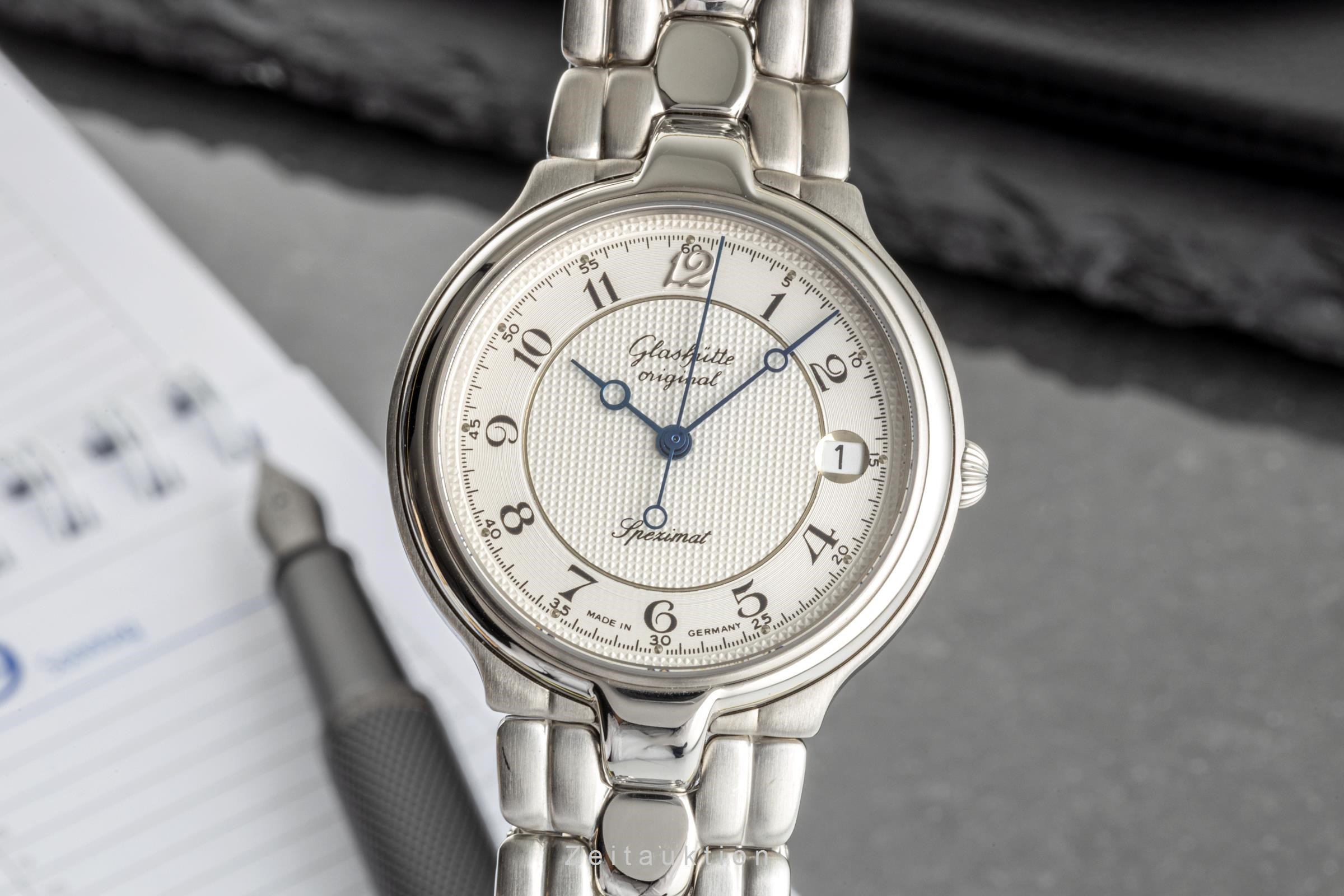 Glashütte Spezimat Stahl Automatik Kal. GUB 10-30 Ref. 1031-46-30-04  | Zeitauktion