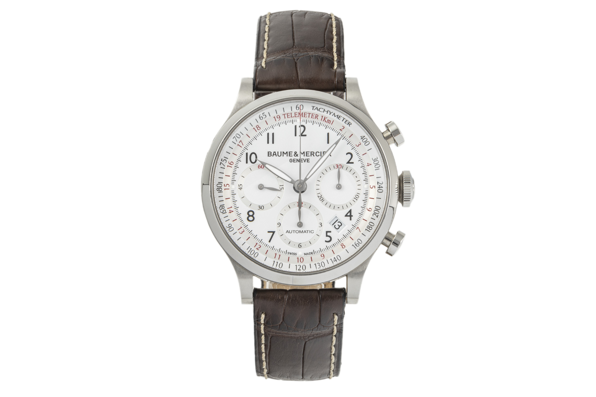 Baume & Mercier Capeland chronograph steel automatic Kal. BM137753 Ref. 65726  | Zeitauktion