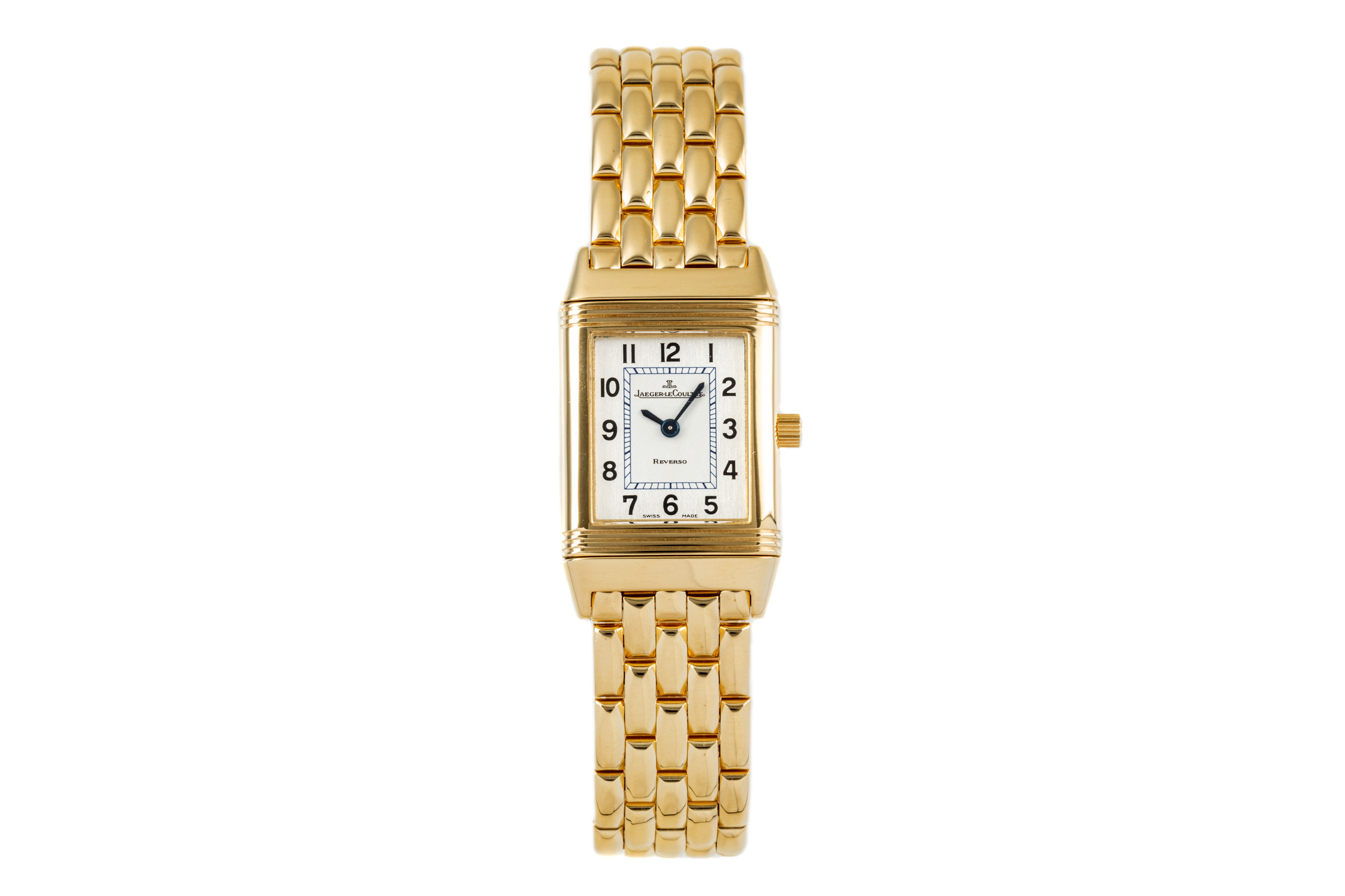 Jaeger LeCoultre Reverso 18k Gold Quarz Kal. 608 Ref. Q2611110, 260.1.08  | Zeitauktion