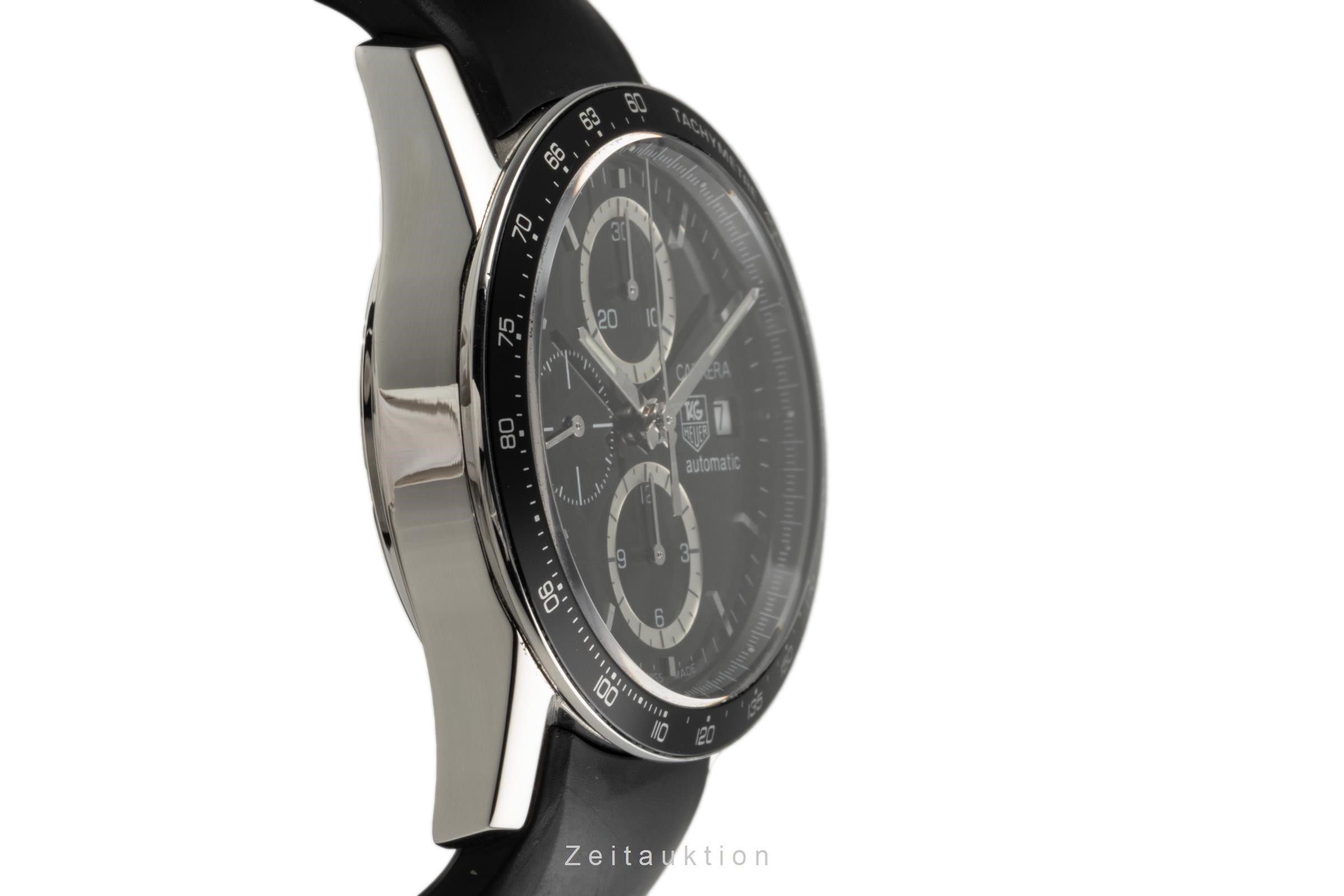Tag Heuer Carrera chronograph steel automatic Kal. 16 Ref. CV2010  | Zeitauktion
